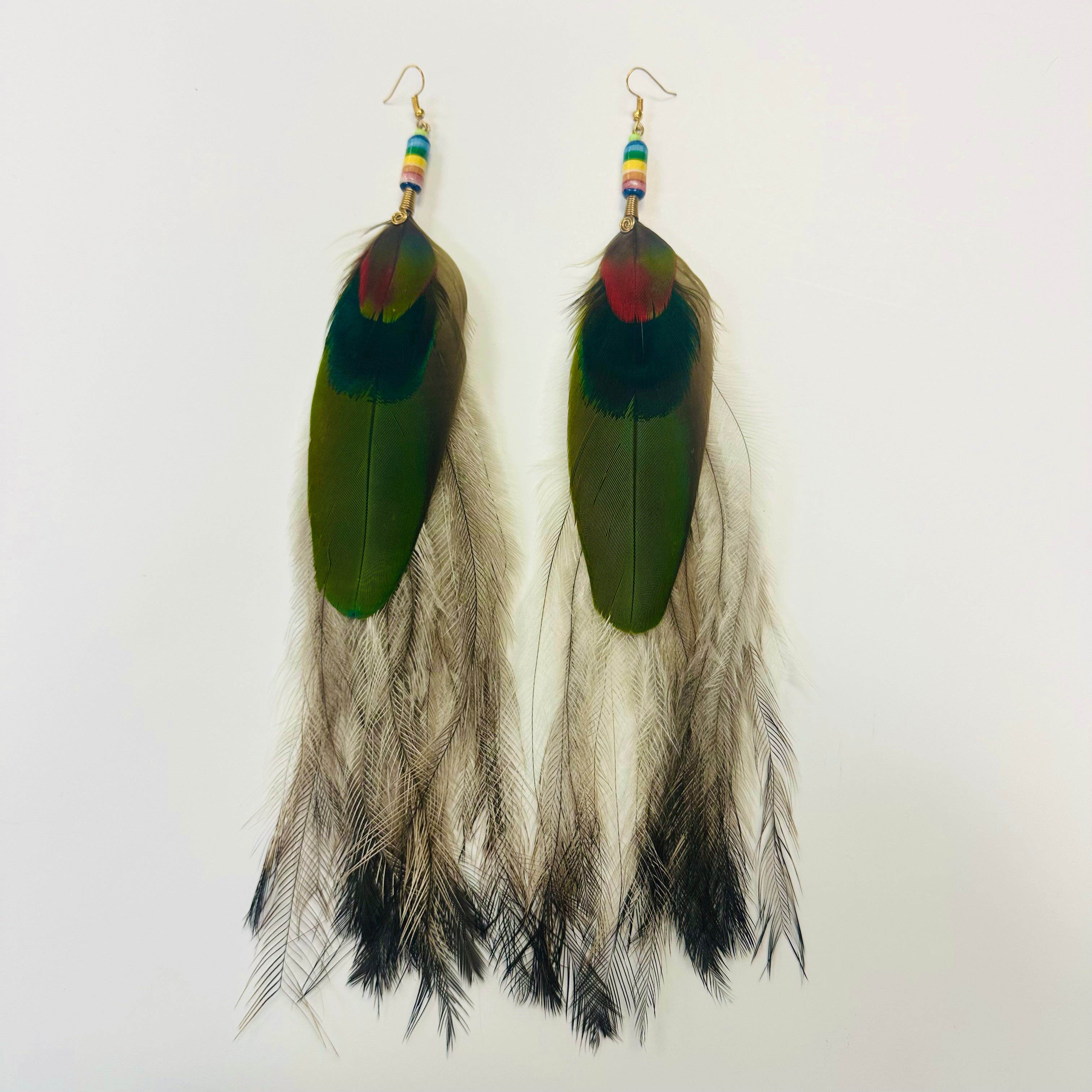 Feather Earrings - Long - 6