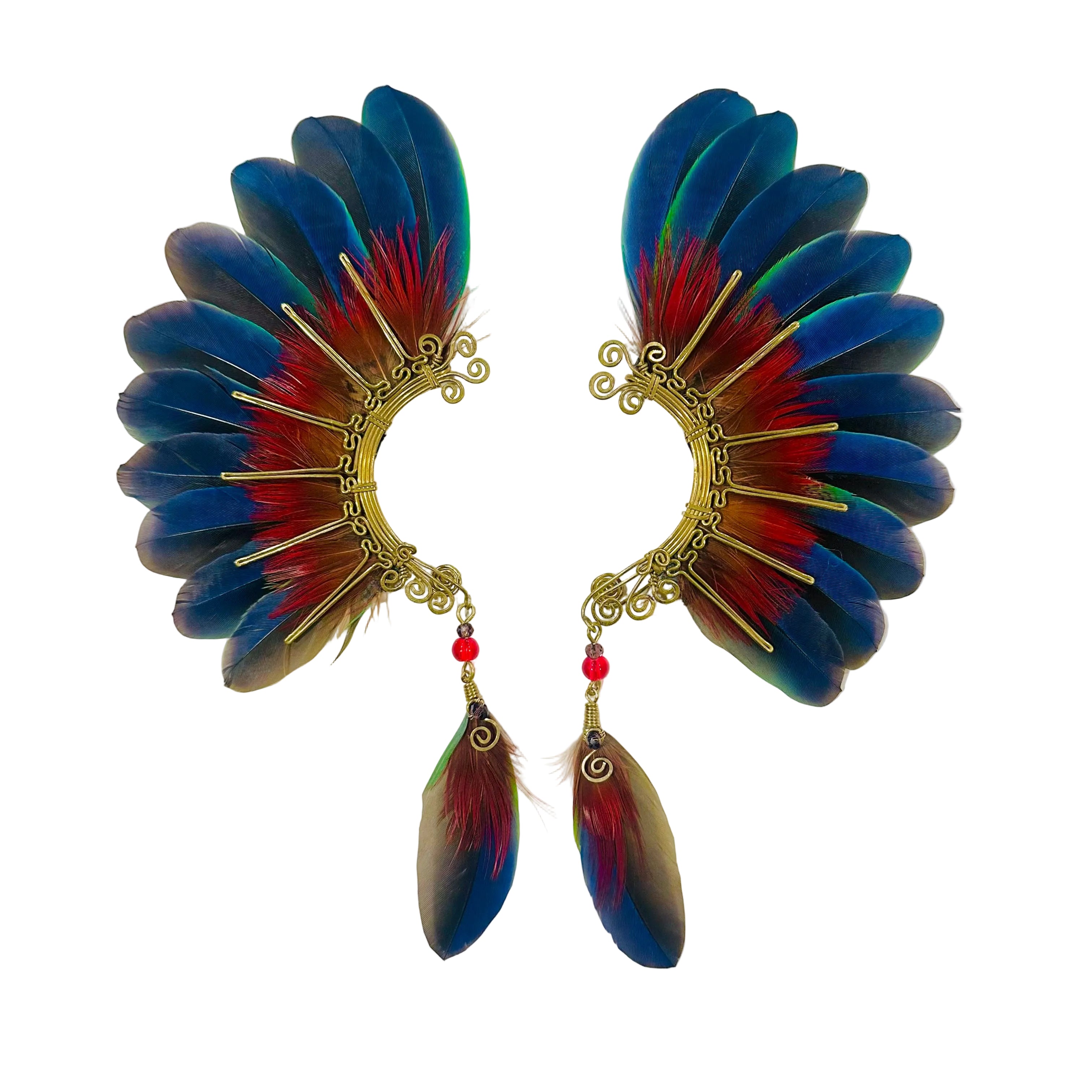 Feather wing cuff Earrings 1231