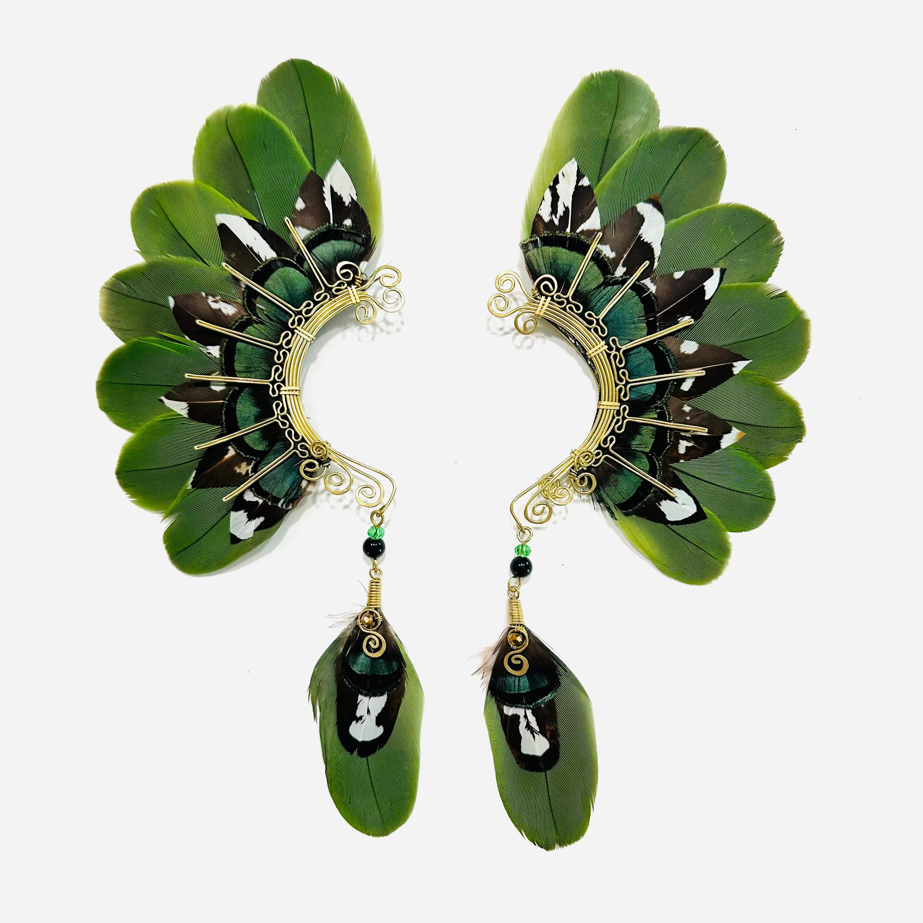 Feather wing cuff Earrings 1181