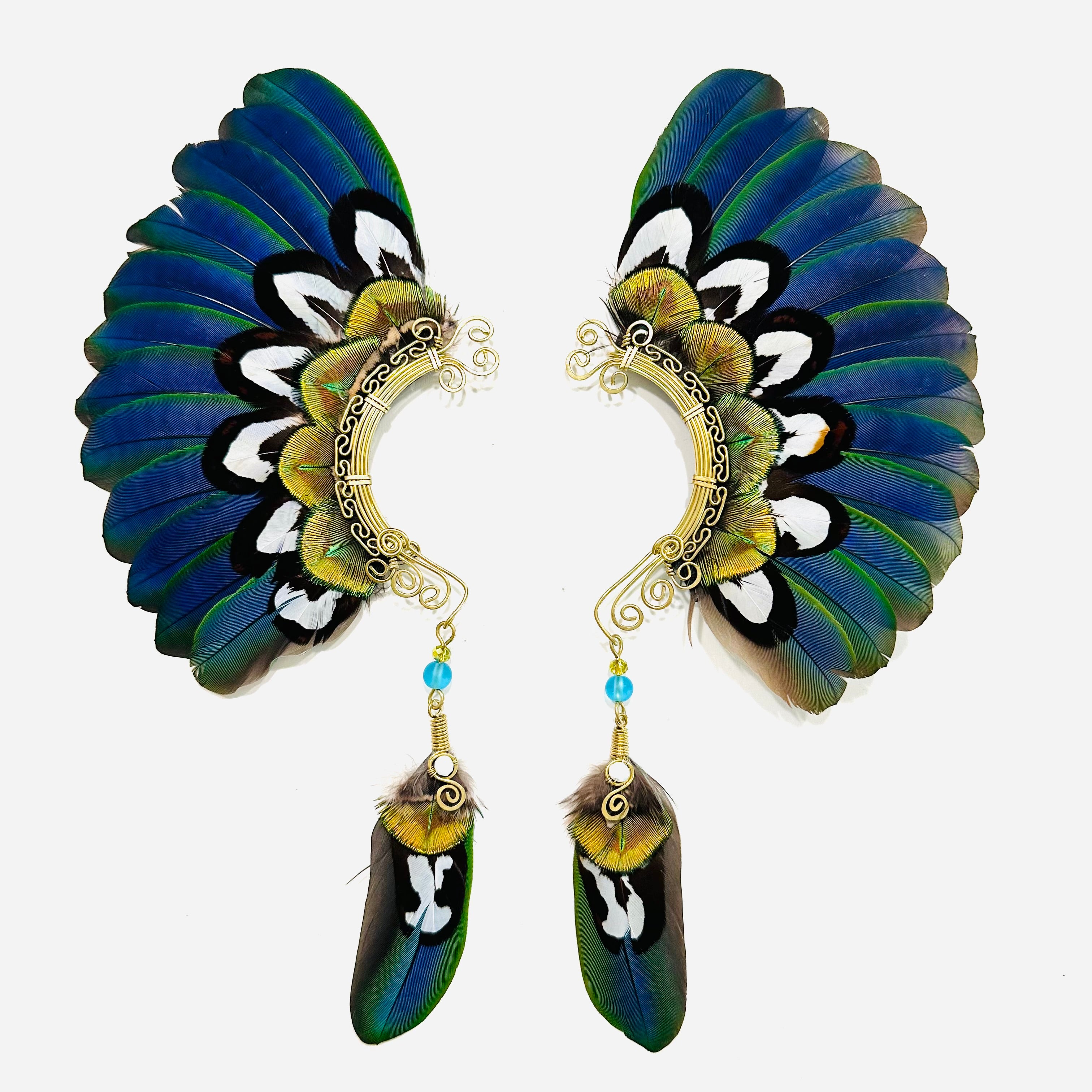 Feather wing cuff Earrings 1189