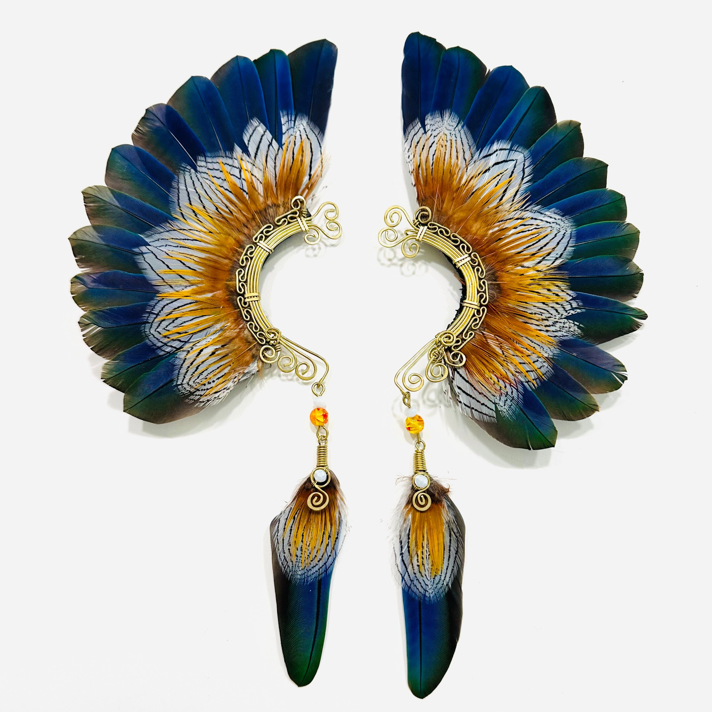Feather wing cuff Earrings 1168