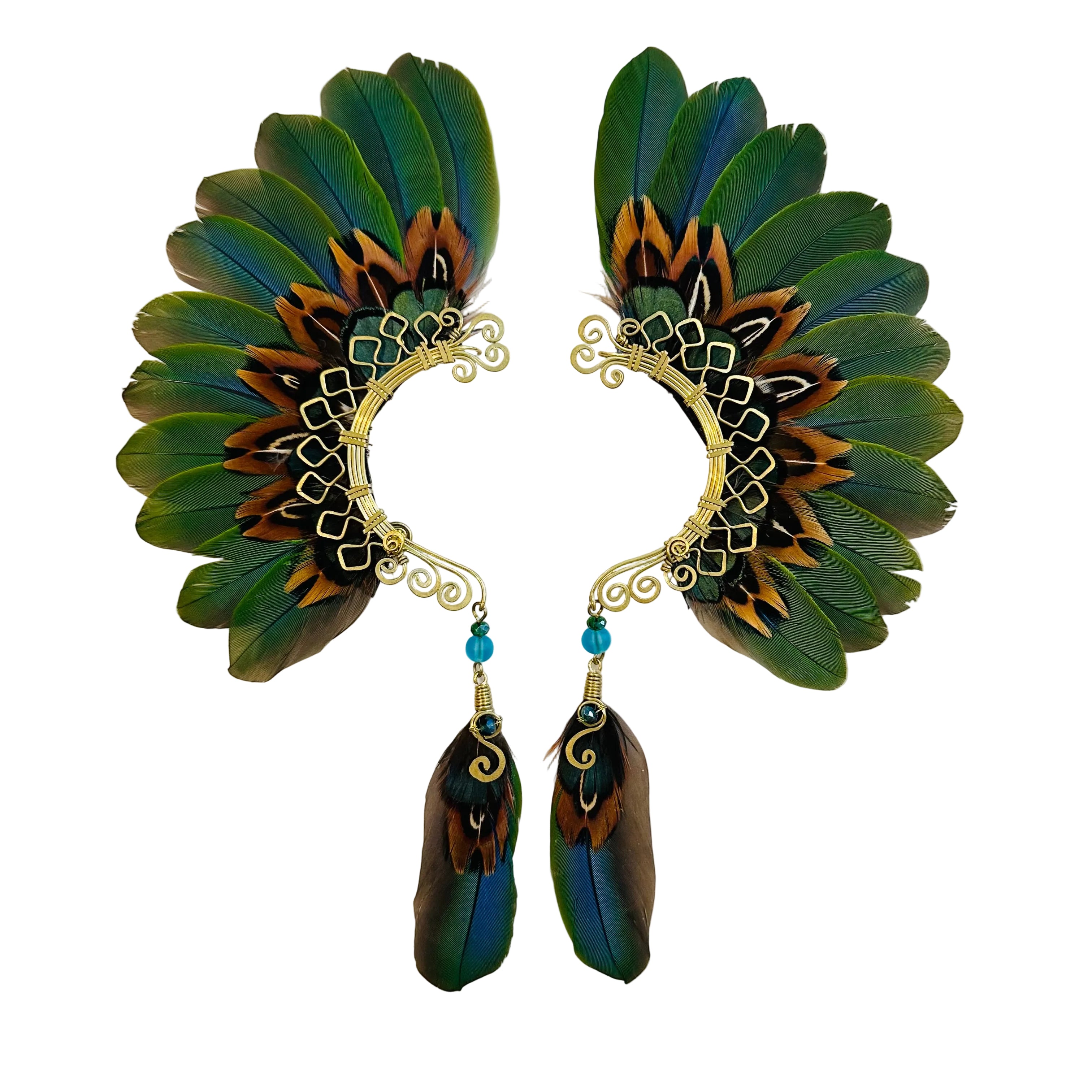 Feather wing cuff Earrings 1251
