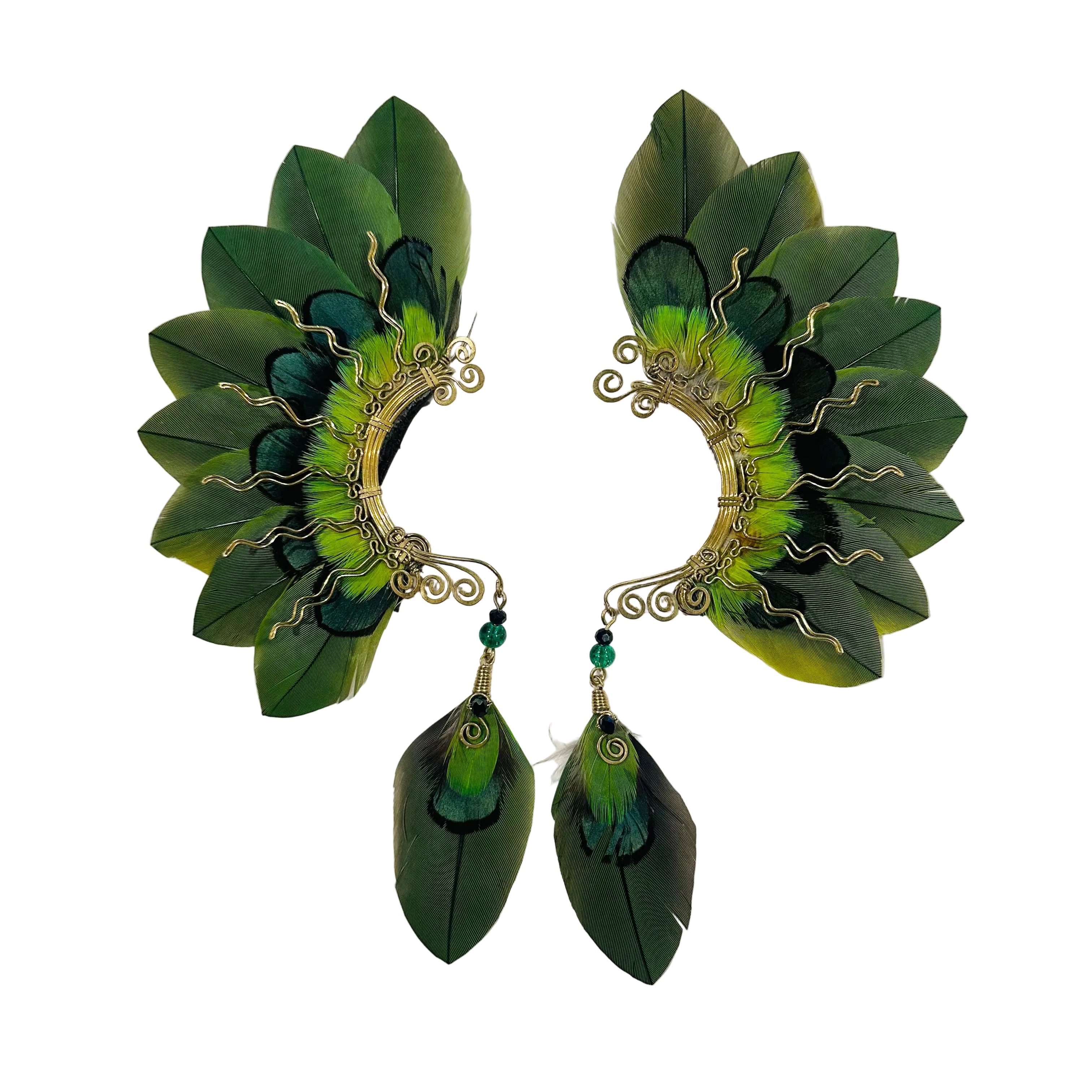 Feather wing cuff Earrings 1227