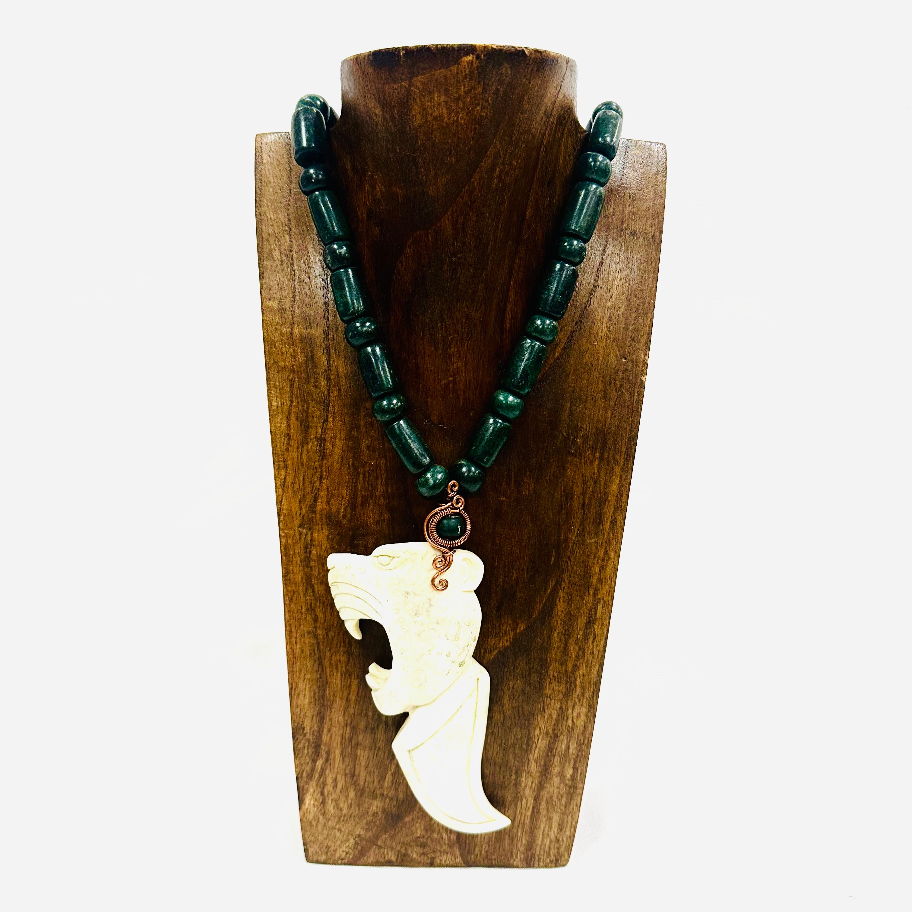 Necklace - Guatamala Jade Bone