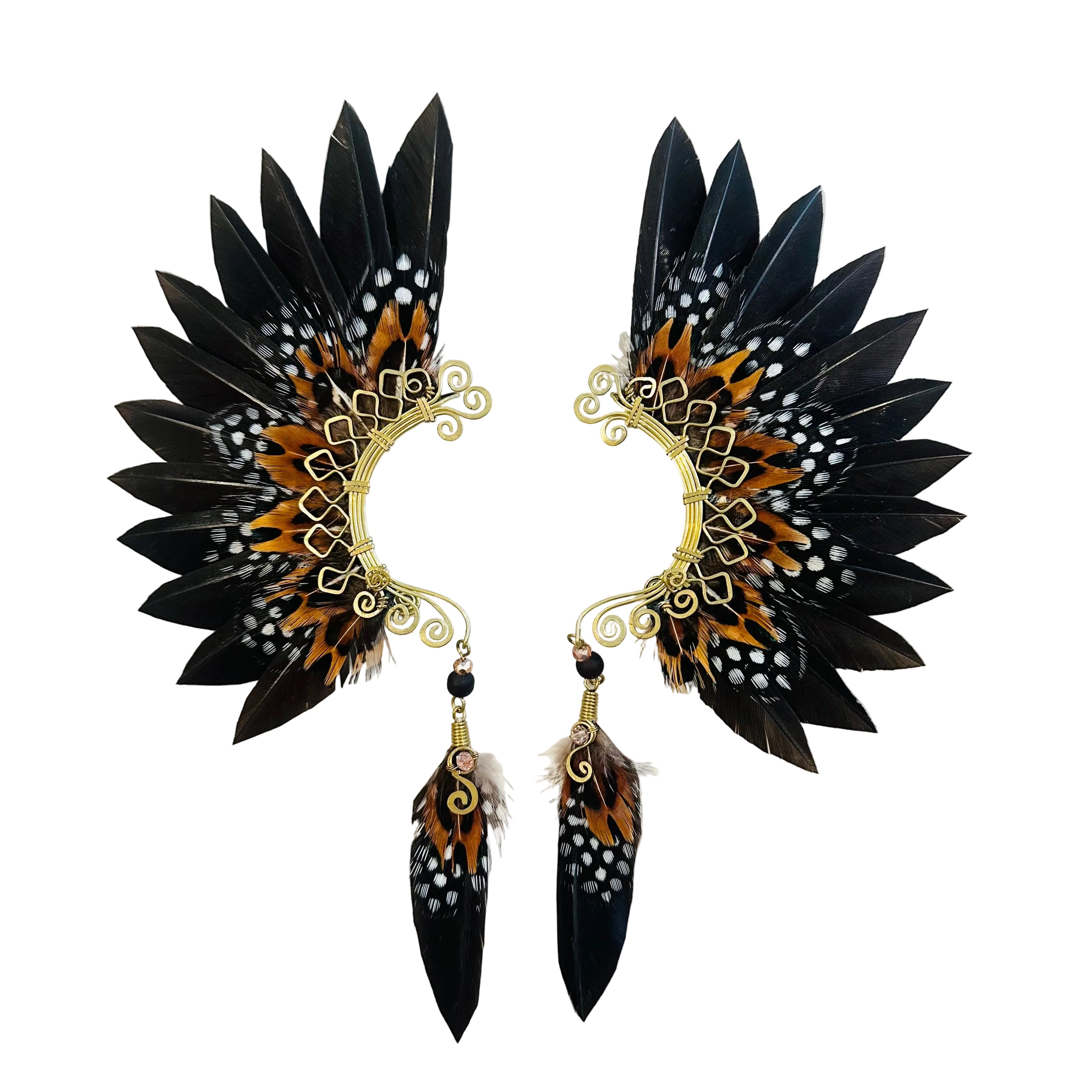 Feather wing cuff Earrings 1261