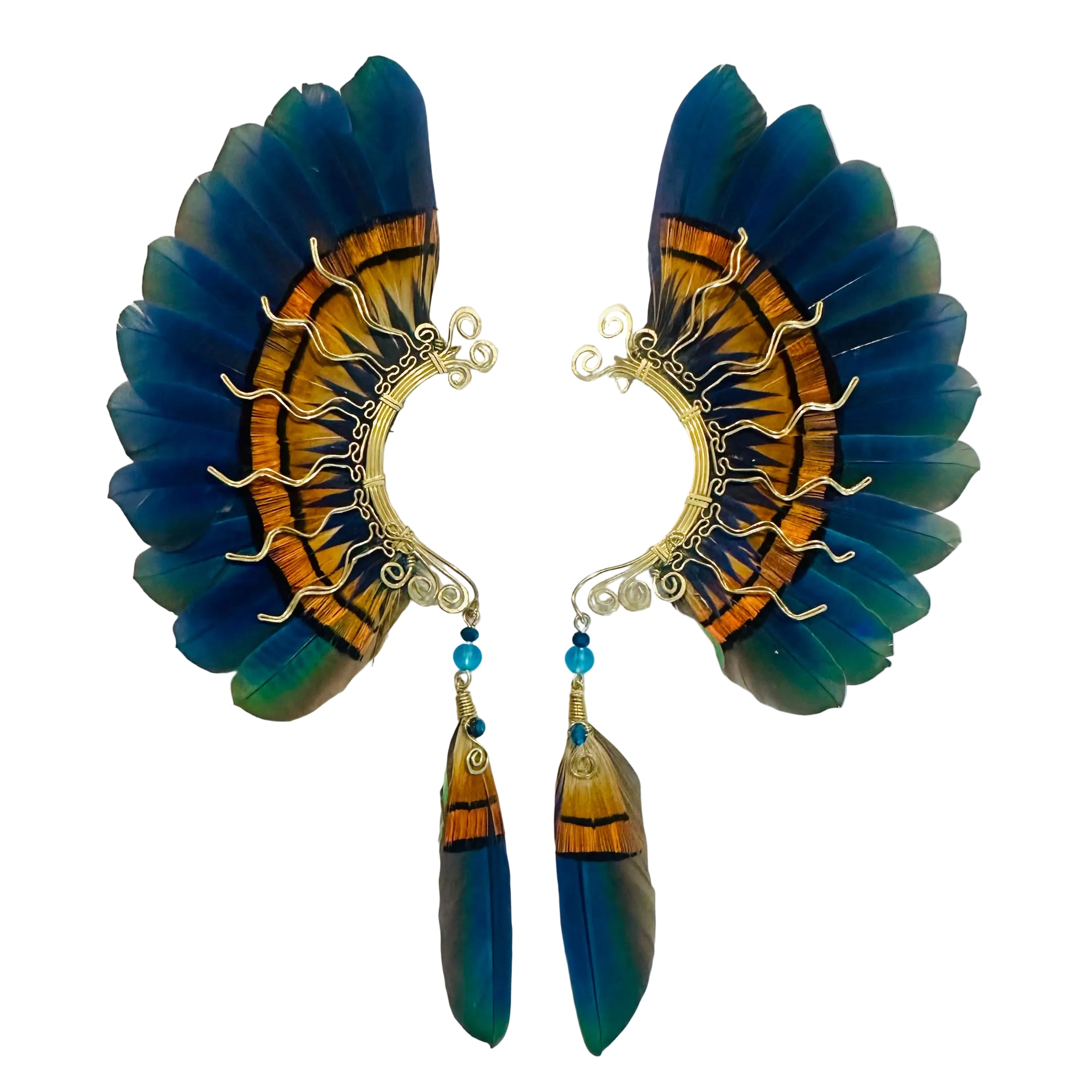 Feather wing cuff Earrings 1234