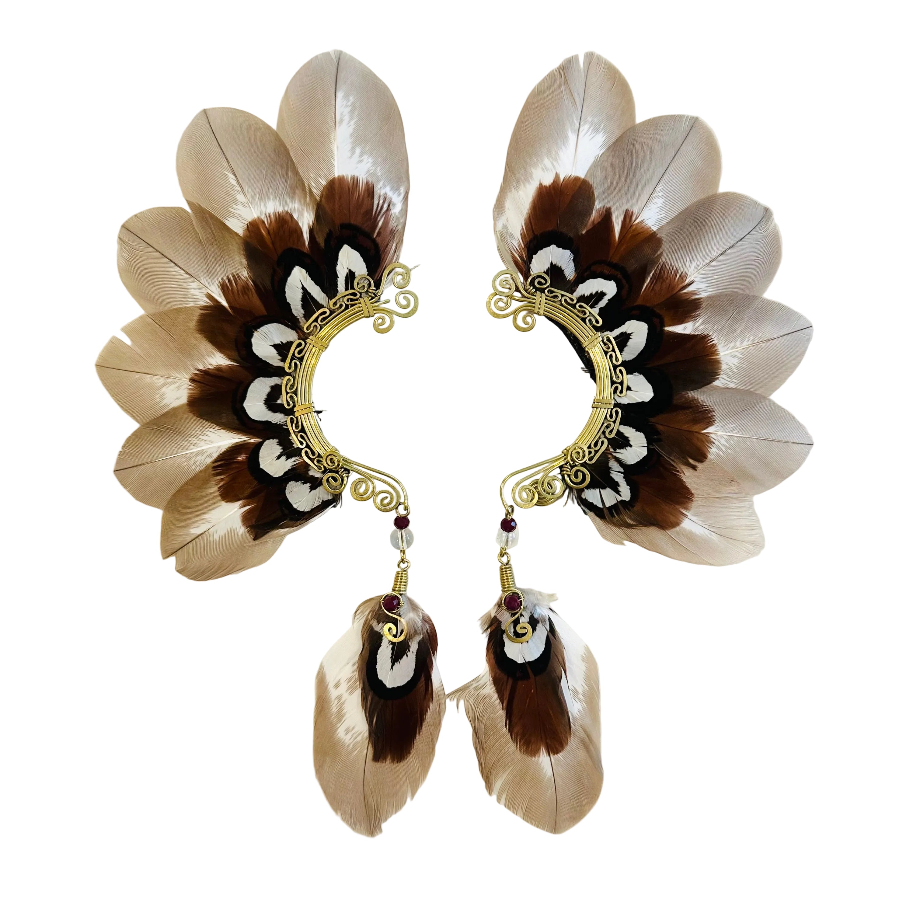 Feather wing cuff Earrings 1272