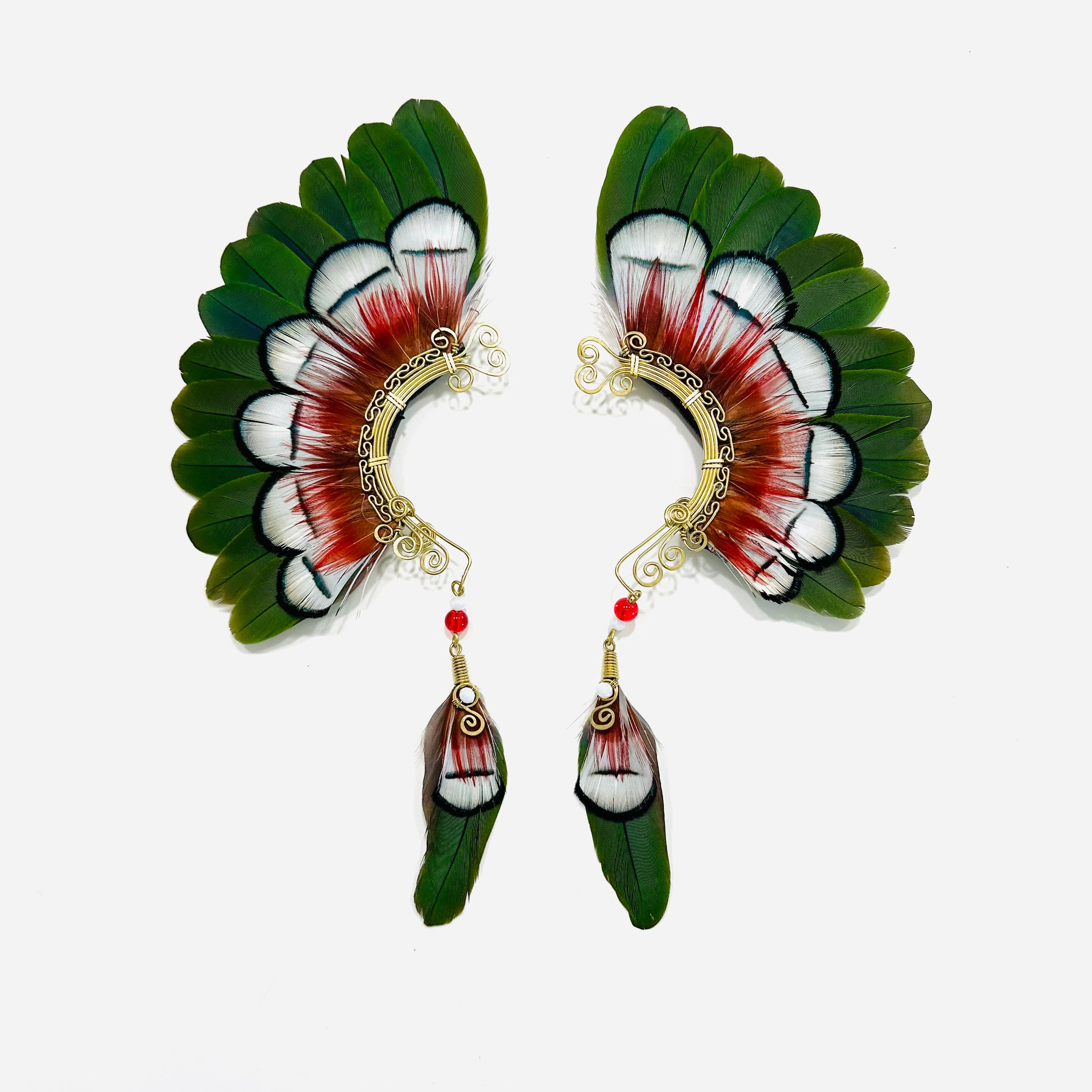 Feather wing cuff Earrings 1172