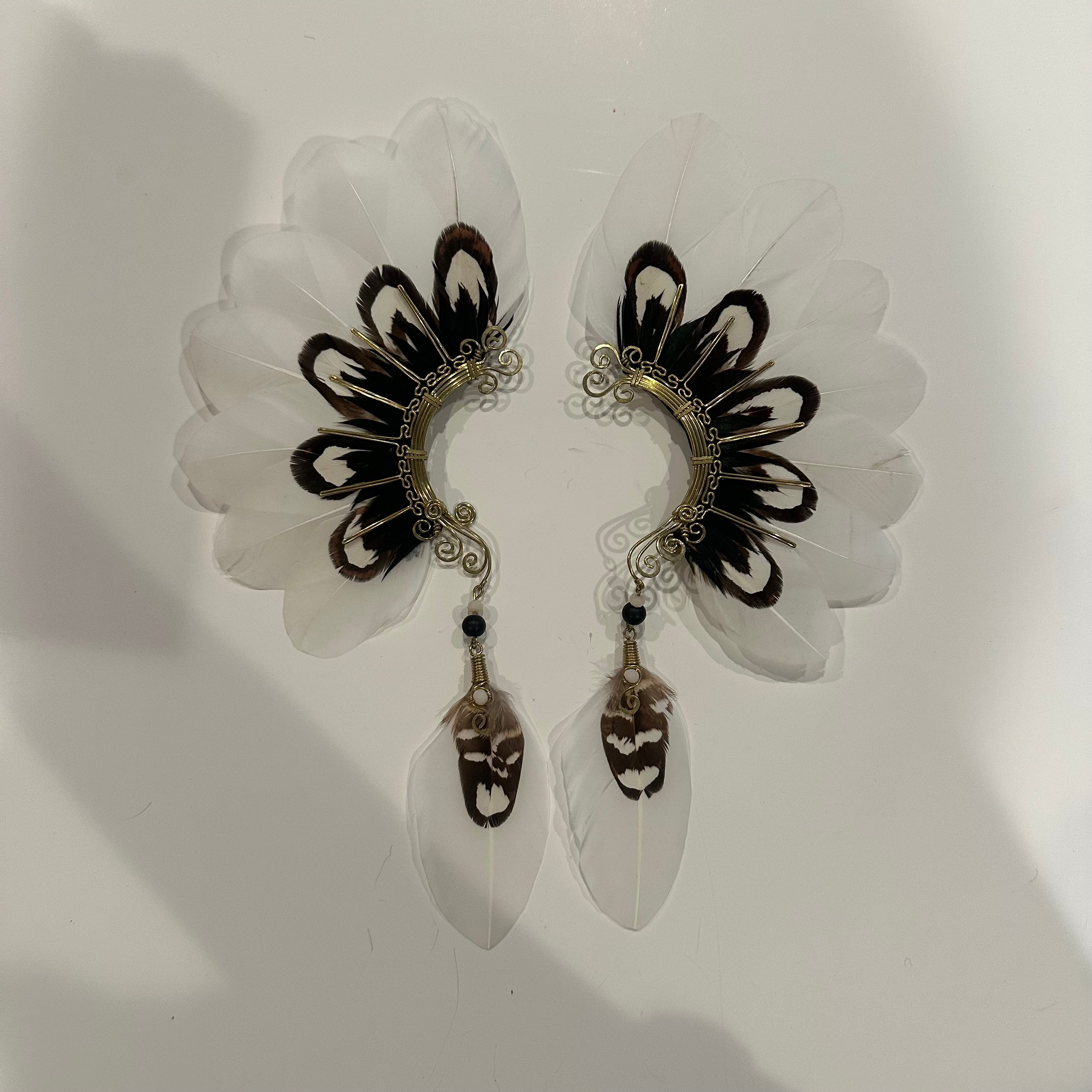 Feather wing cuff Earrings 1144