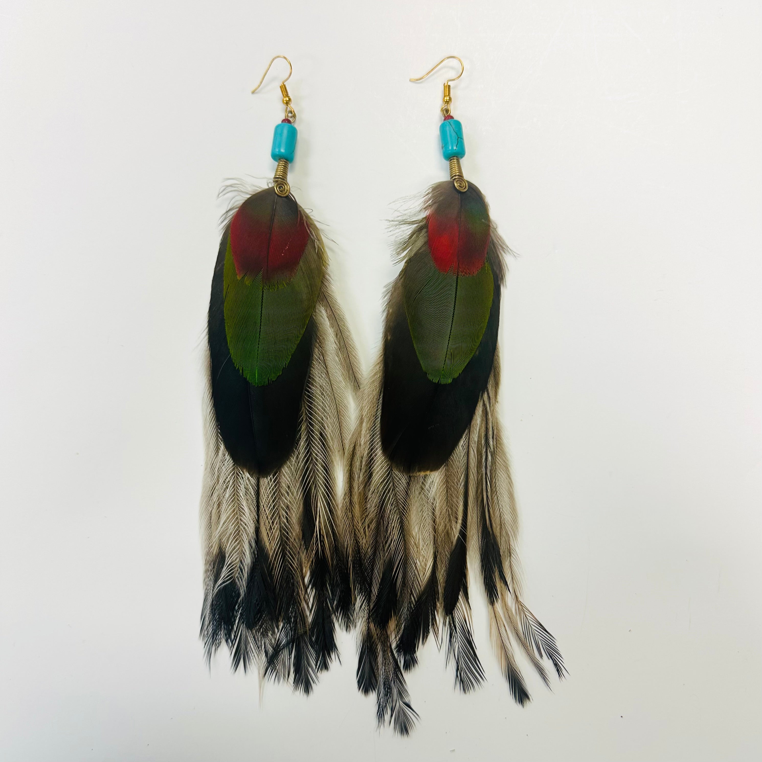 Feather Earrings - Long - 15