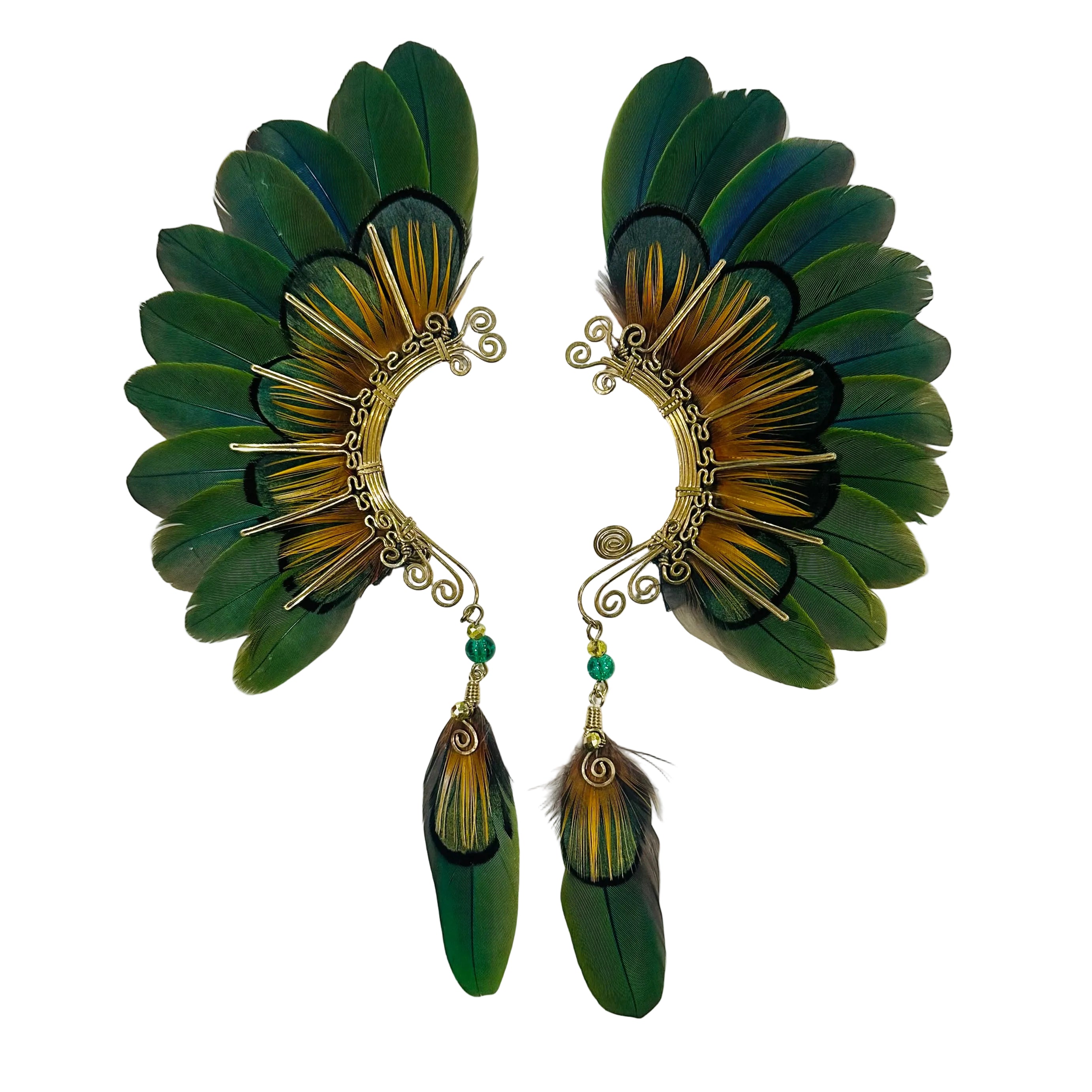 Feather wing cuff Earrings 1224