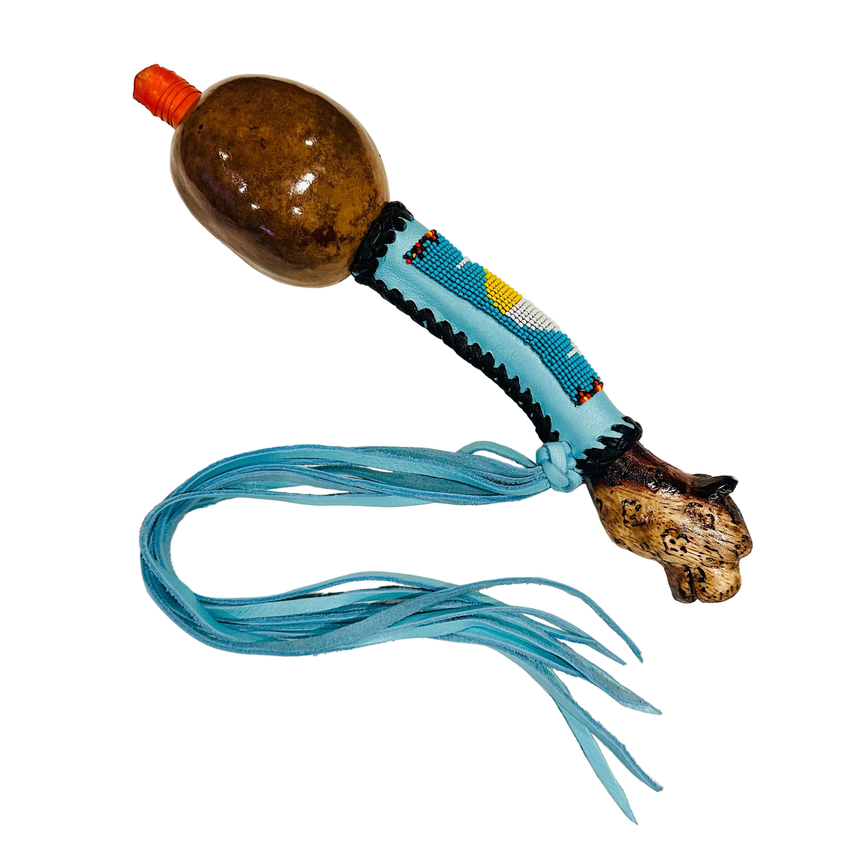 Dance - Gourd Sonaja (Rattle) - Beaded 11