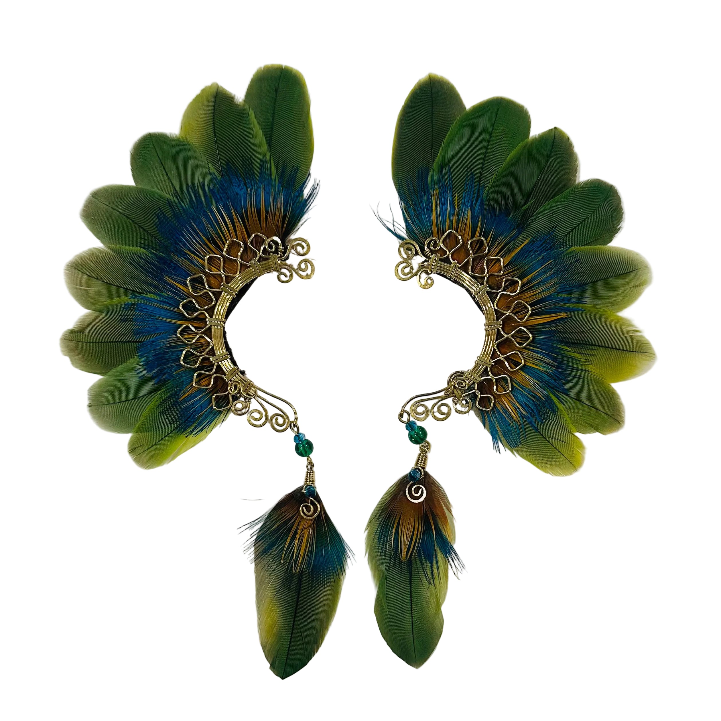 Feather wing cuff Earrings 1223