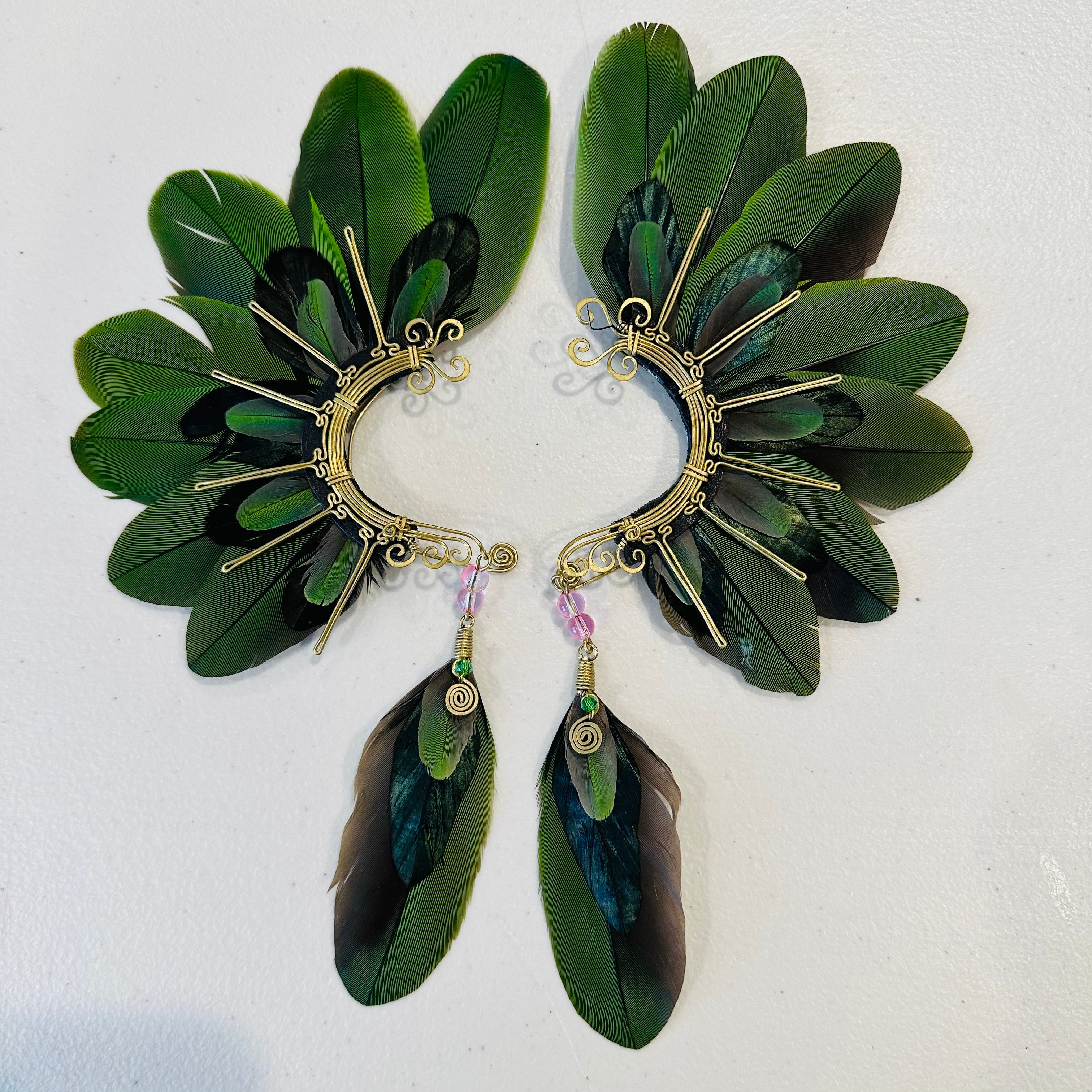 Feather wing cuff Earrings 911