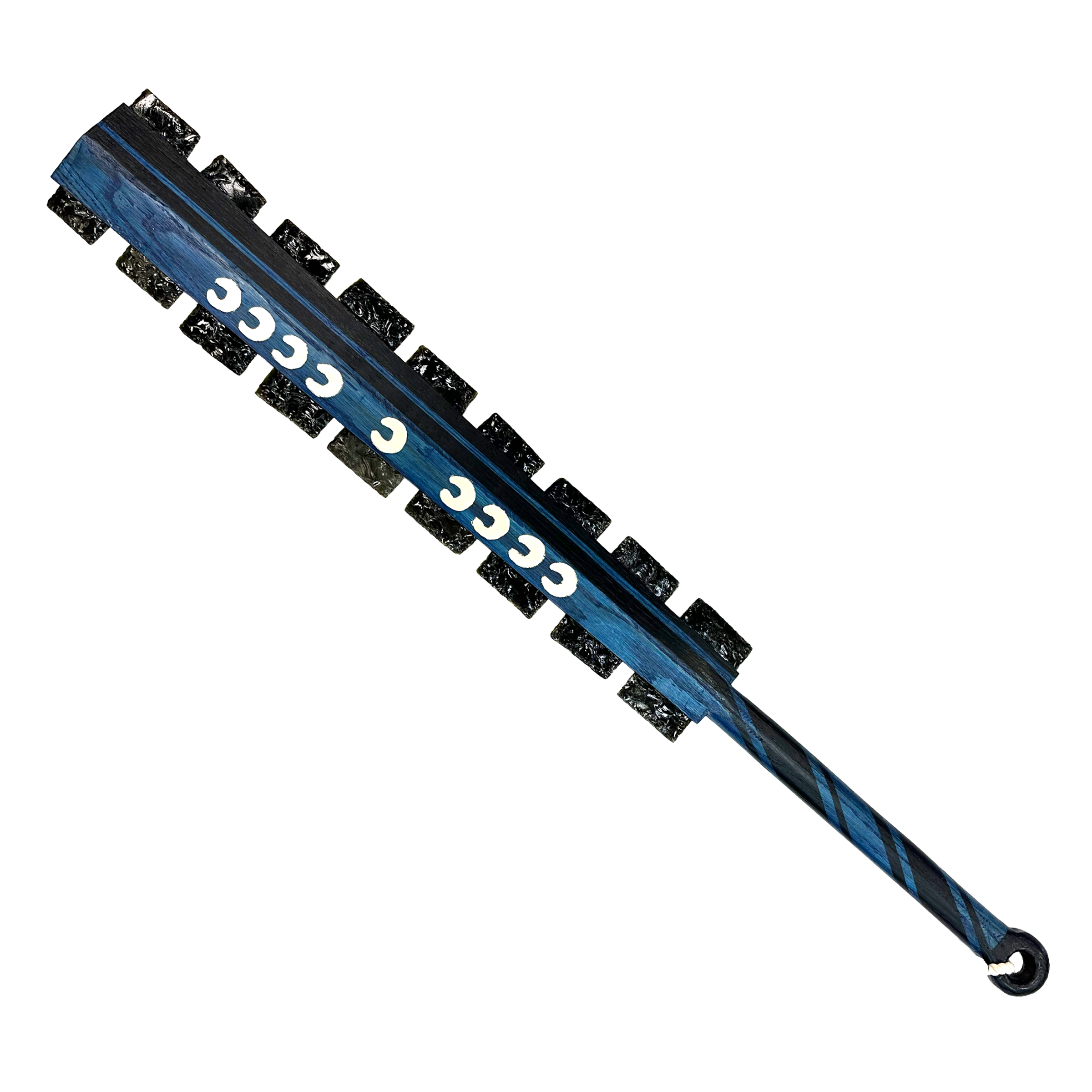 Macuahuitl (Aztec Club) - Blue - 40"