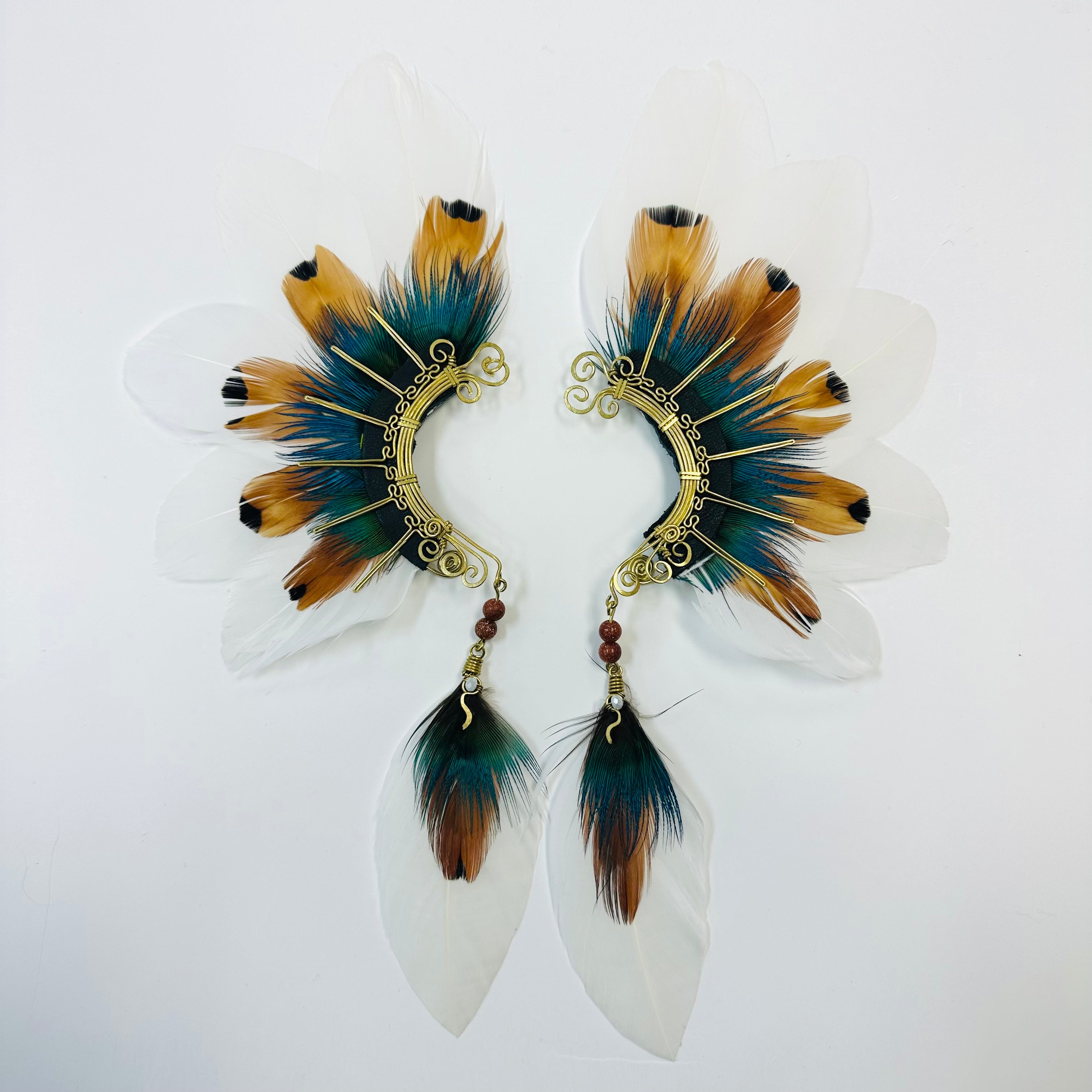 Feather wing cuff Earrings 1052