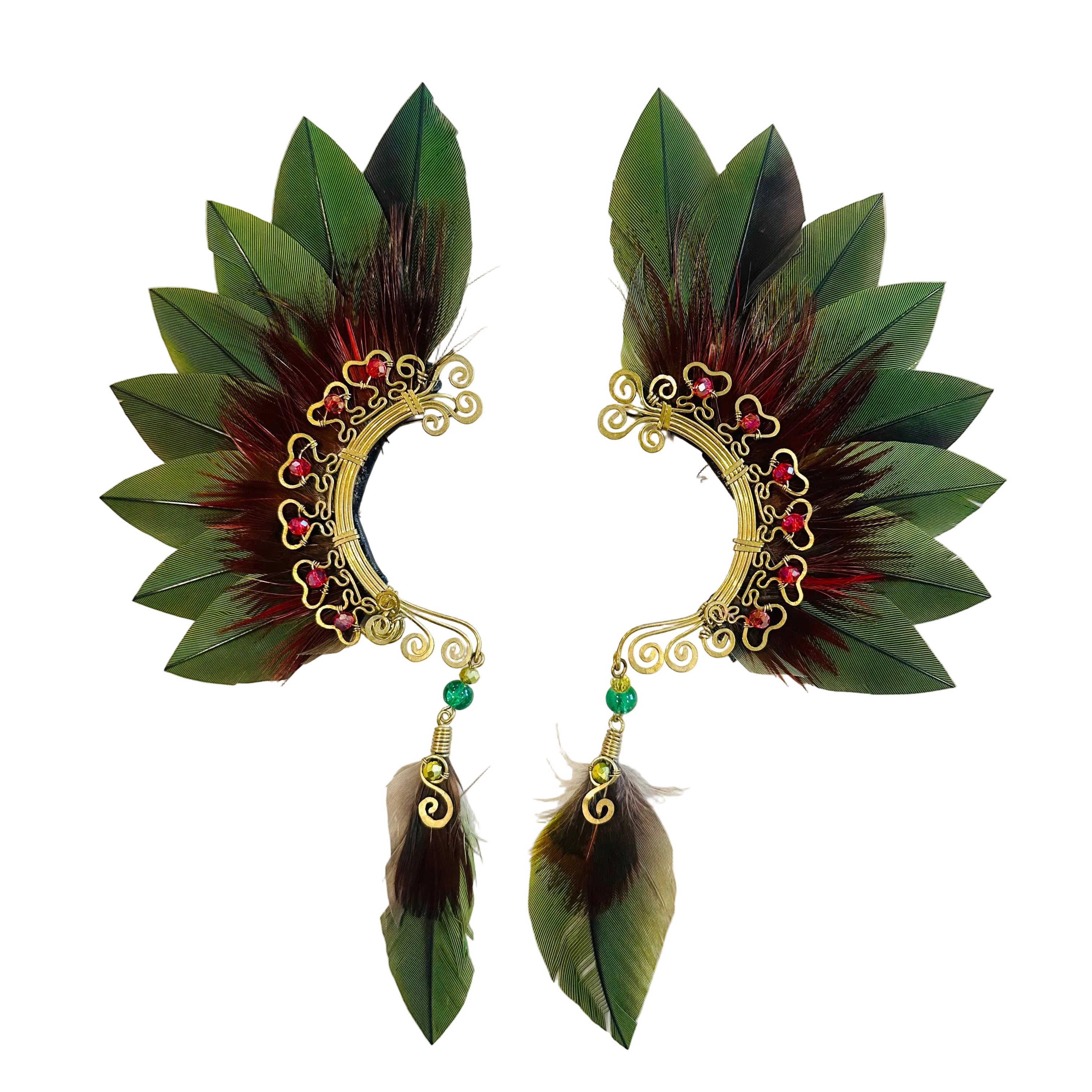 Feather wing cuff Earrings 1278