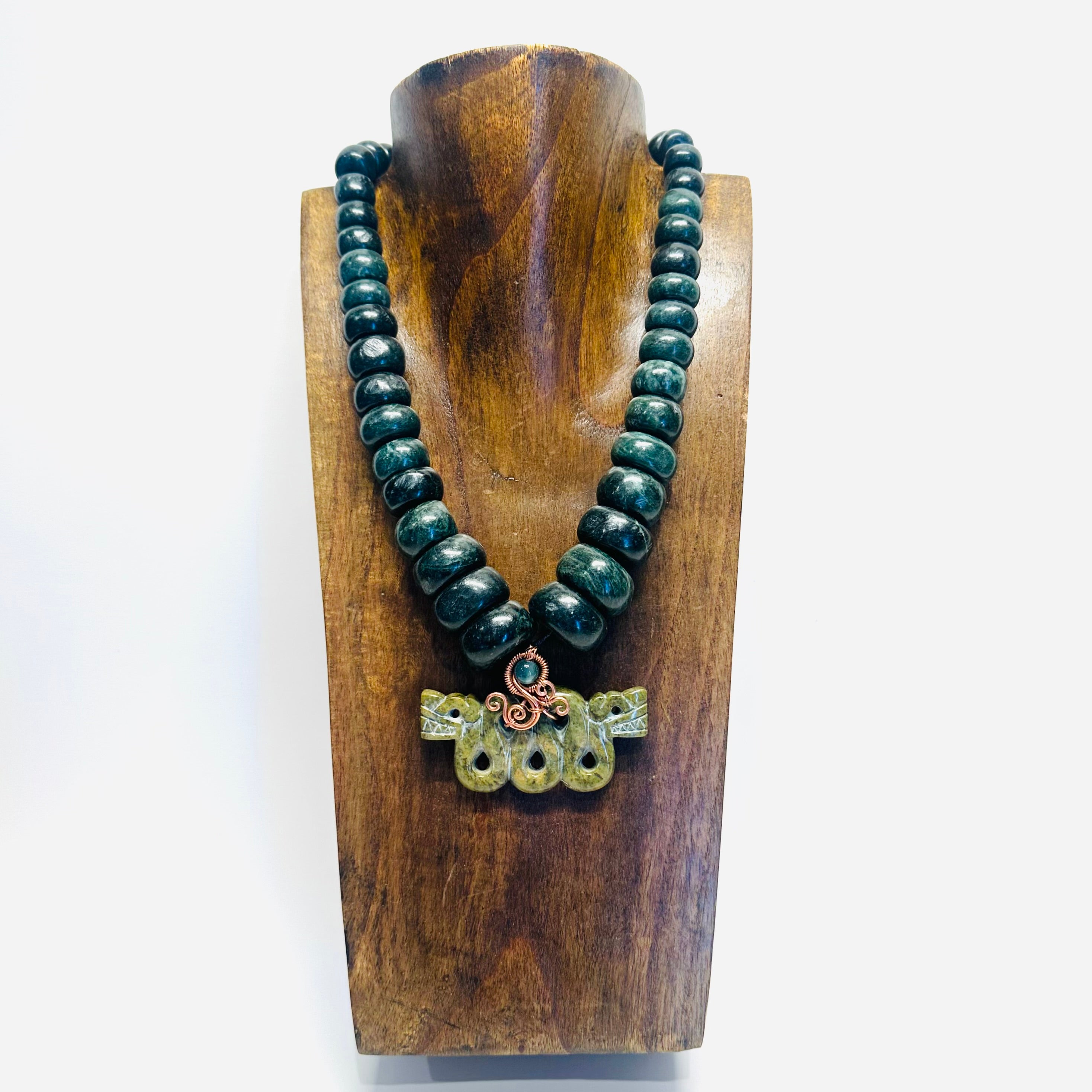 Necklace - Guatamala Jade Quetzalcoatl 65