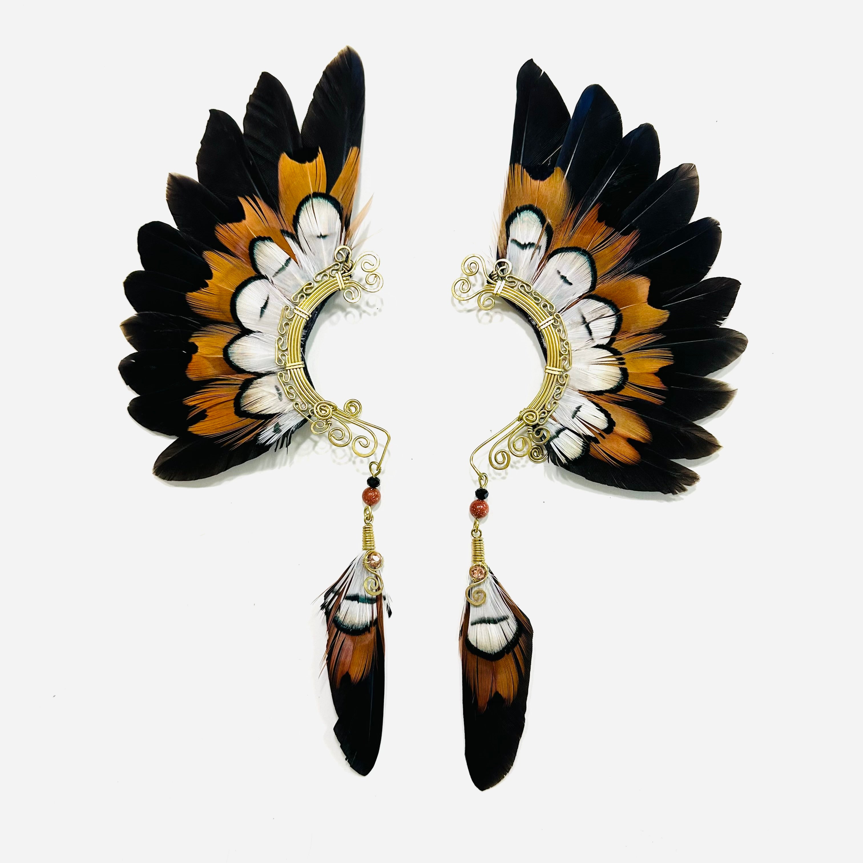 Feather wing cuff Earrings 1185