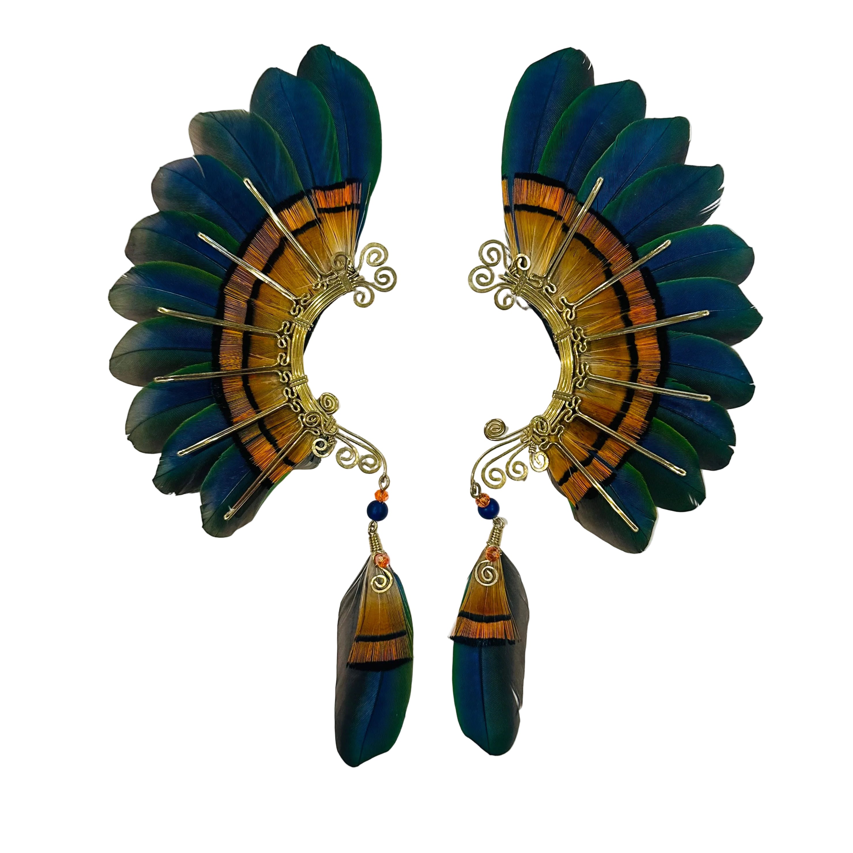 Feather wing cuff Earrings 1226