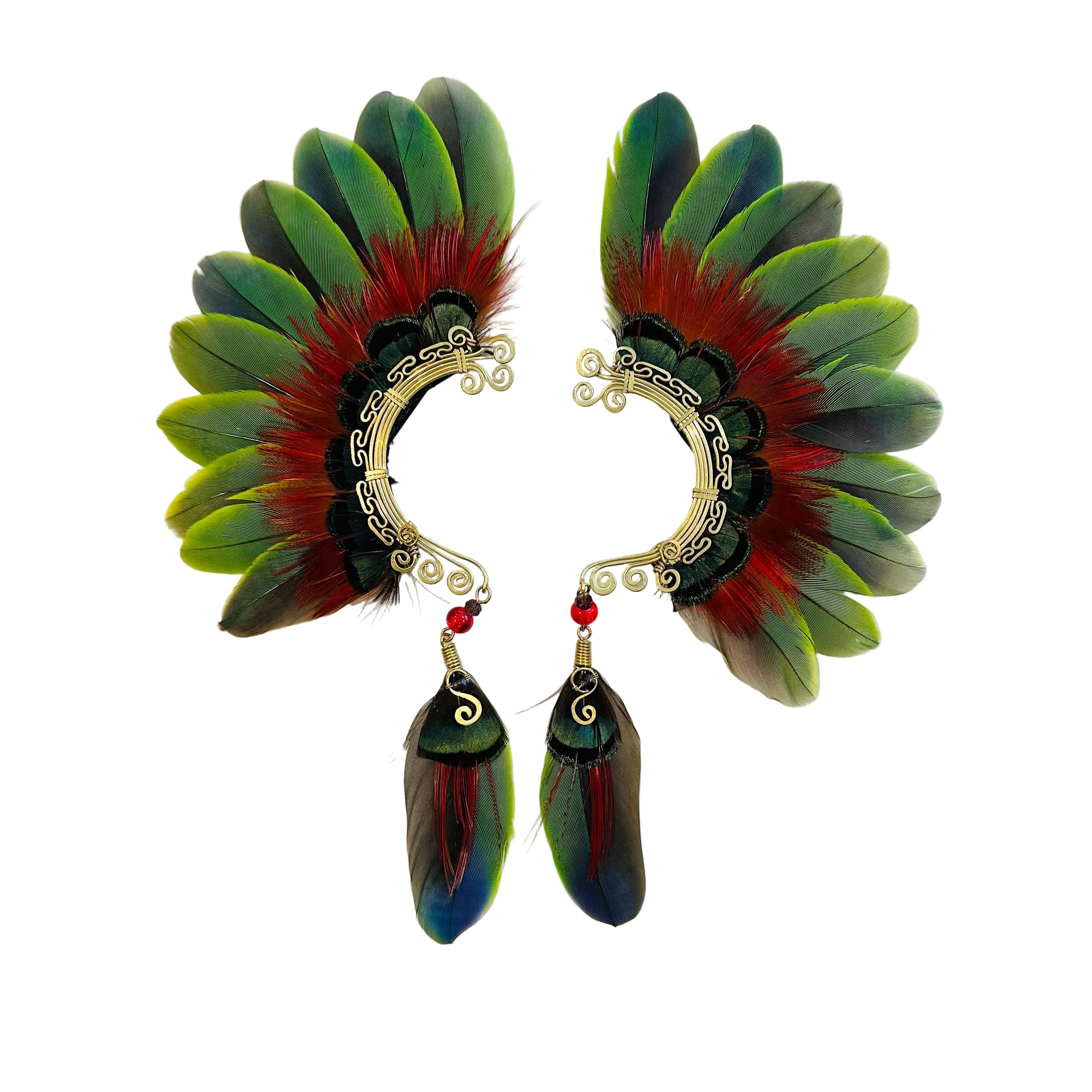 Feather wing cuff Earrings 1258