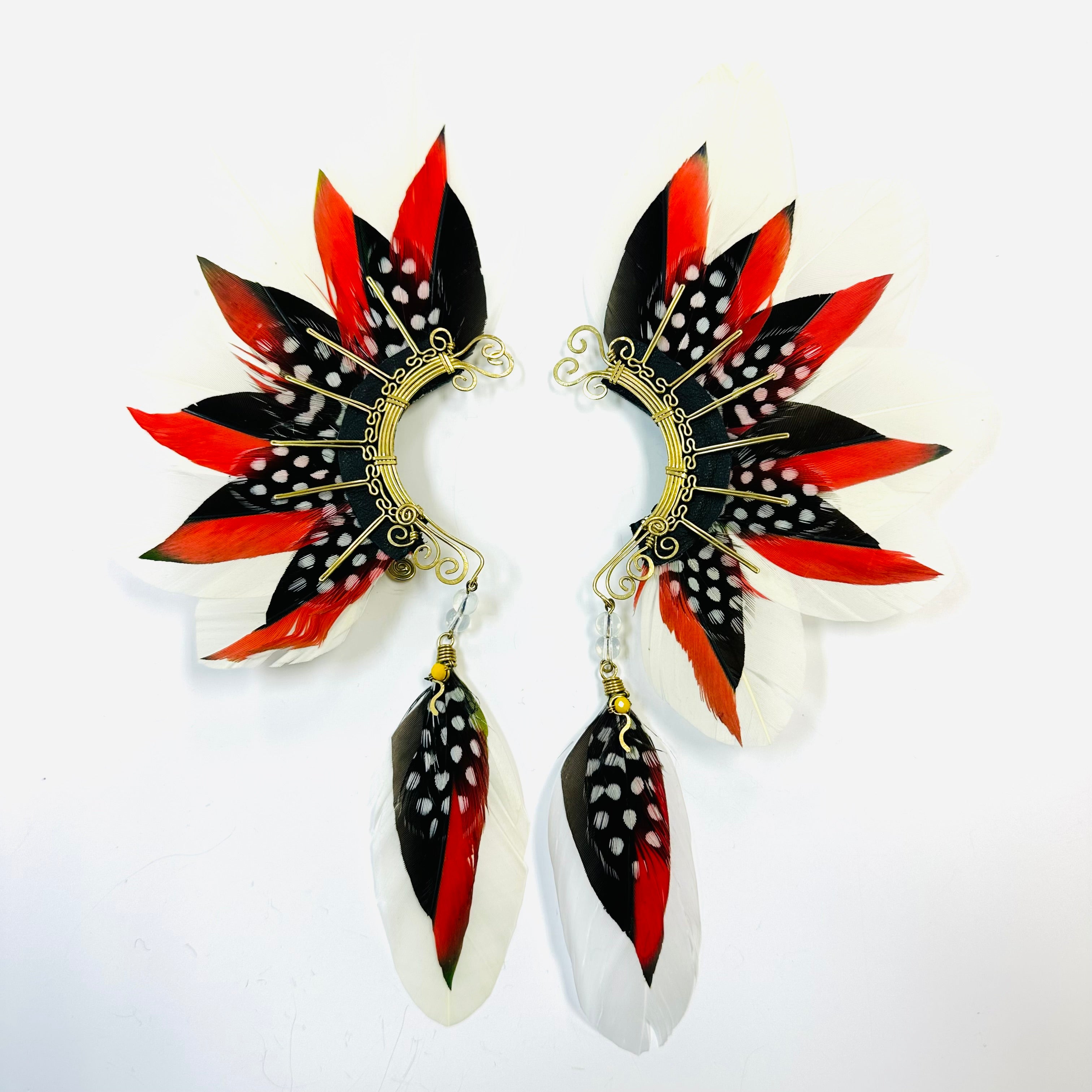 Feather wing cuff Earrings 1077