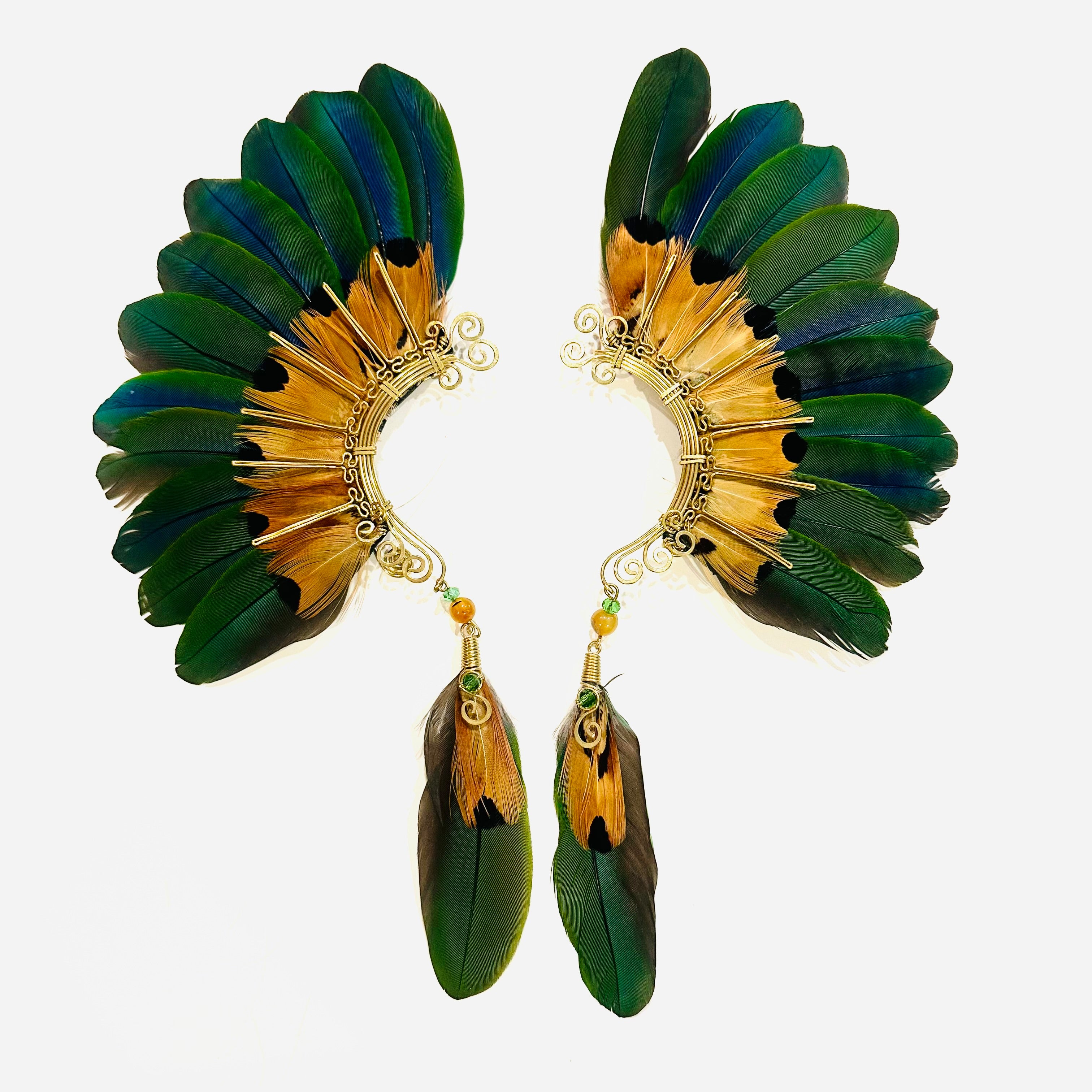 Feather wing cuff Earrings 1157