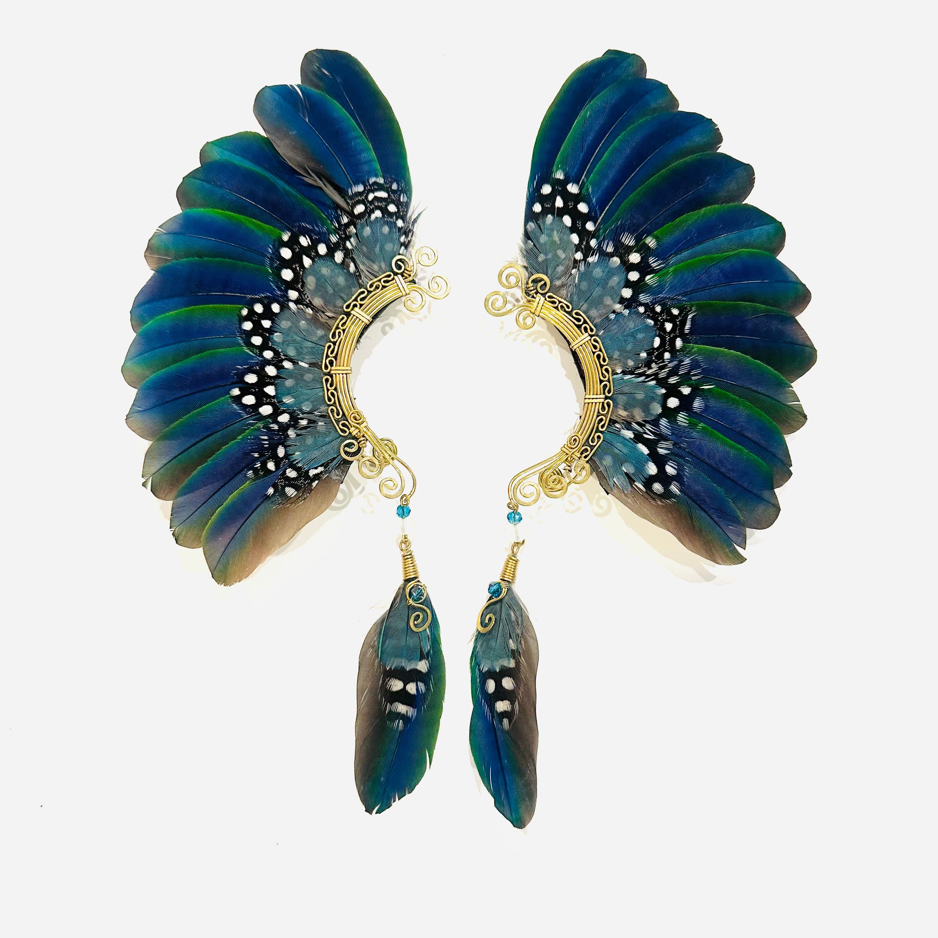Feather wing cuff Earrings 1147