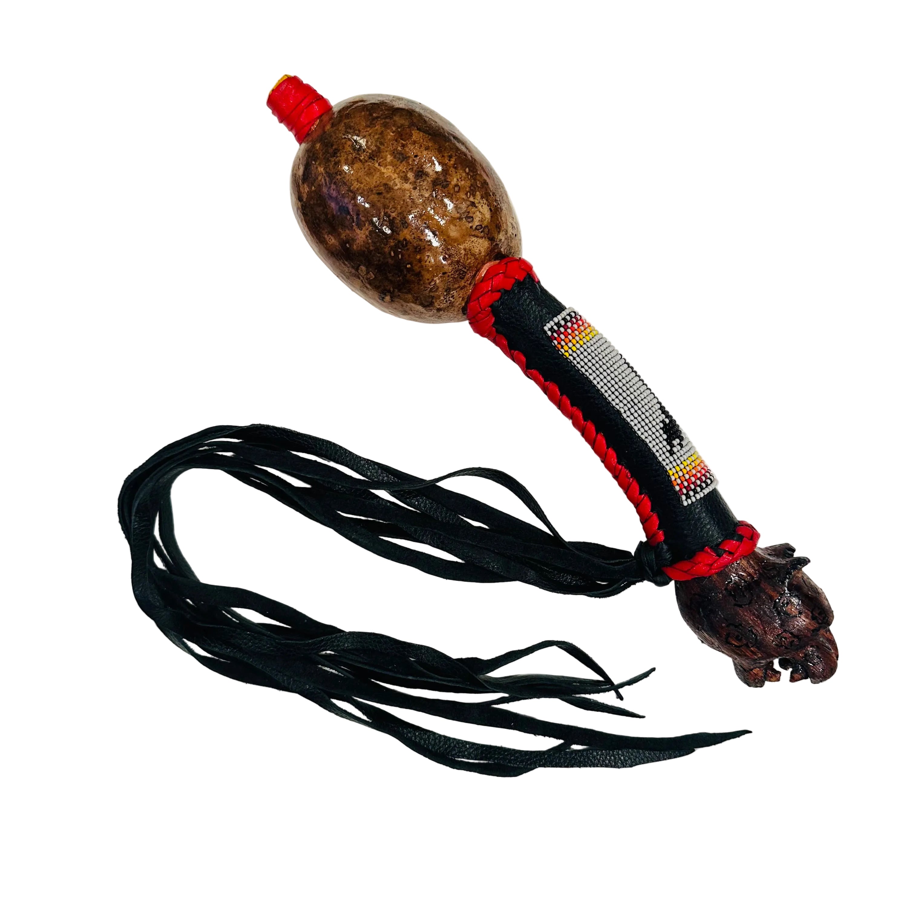 Dance - Gourd Sonaja (Rattle) - Beaded 14