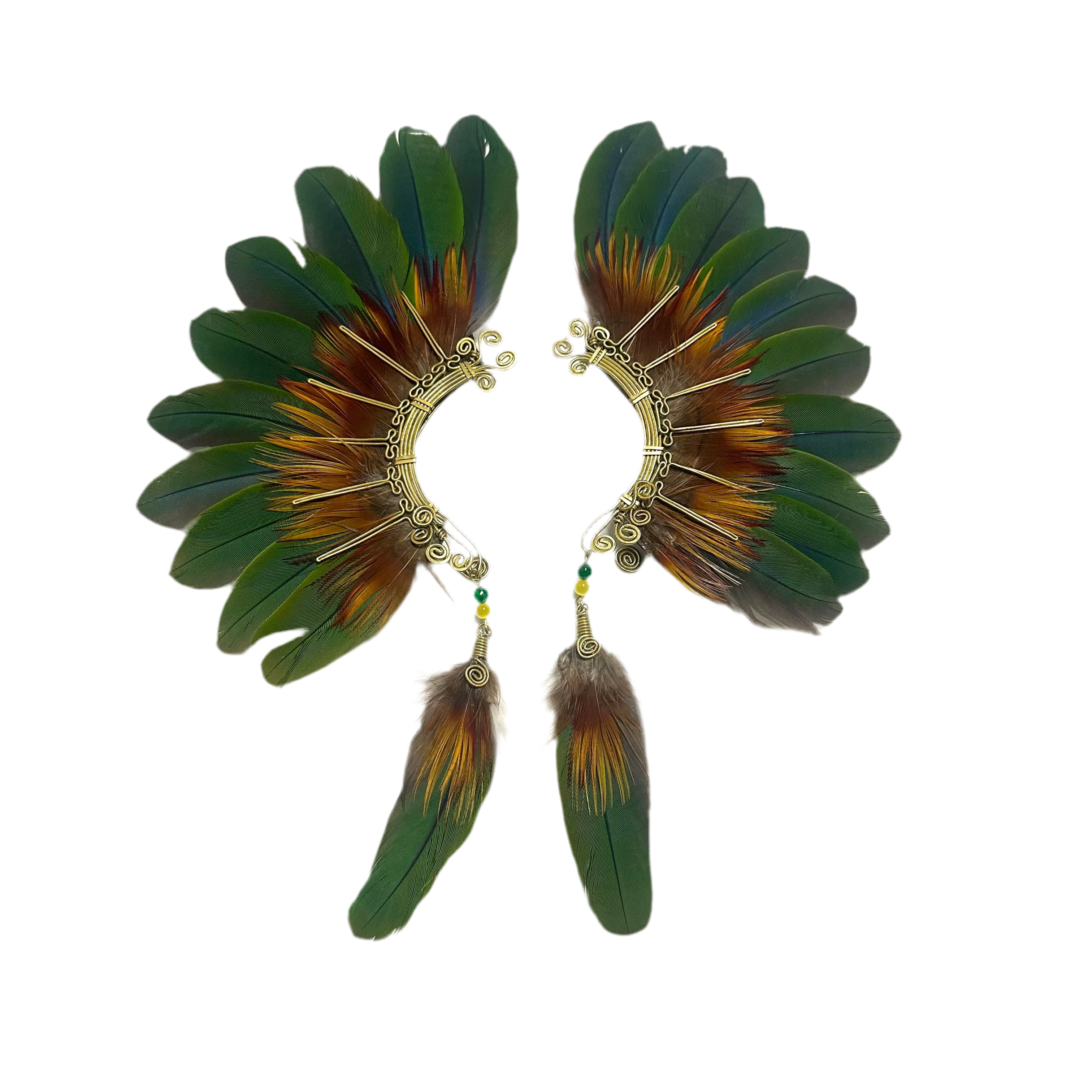 Feather wing cuff Earrings 1082