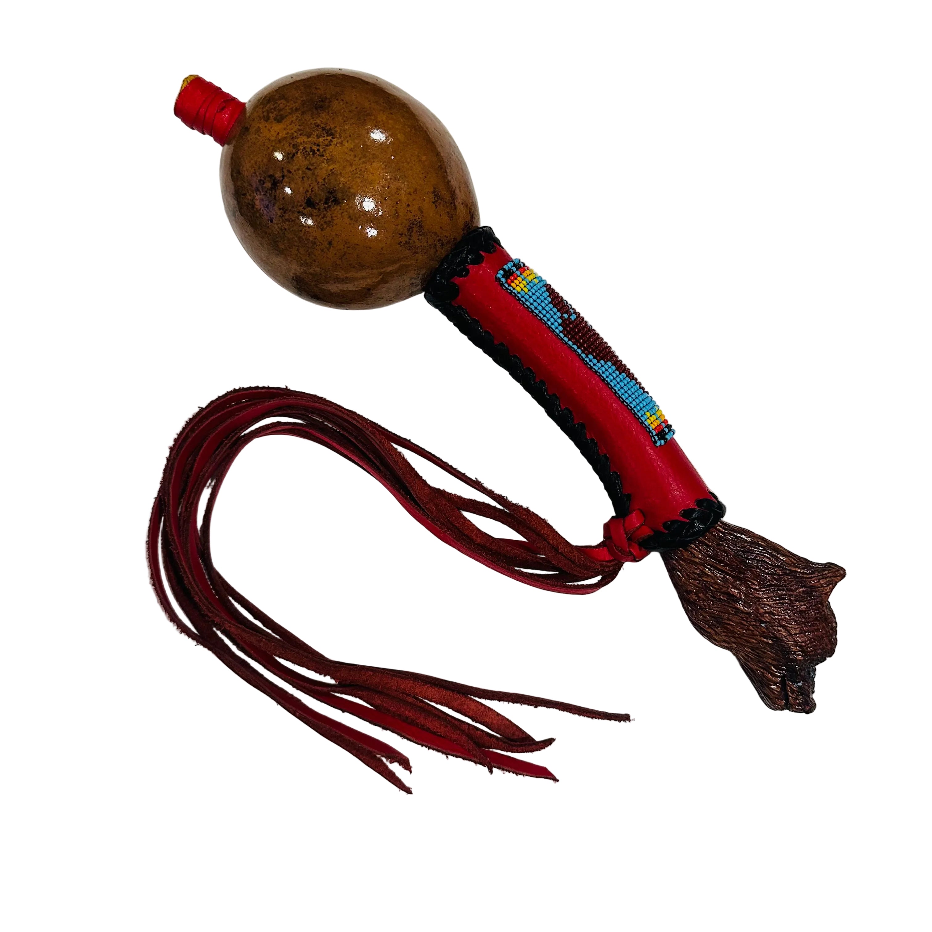 Dance - Gourd Sonaja (Rattle) - Beaded 12