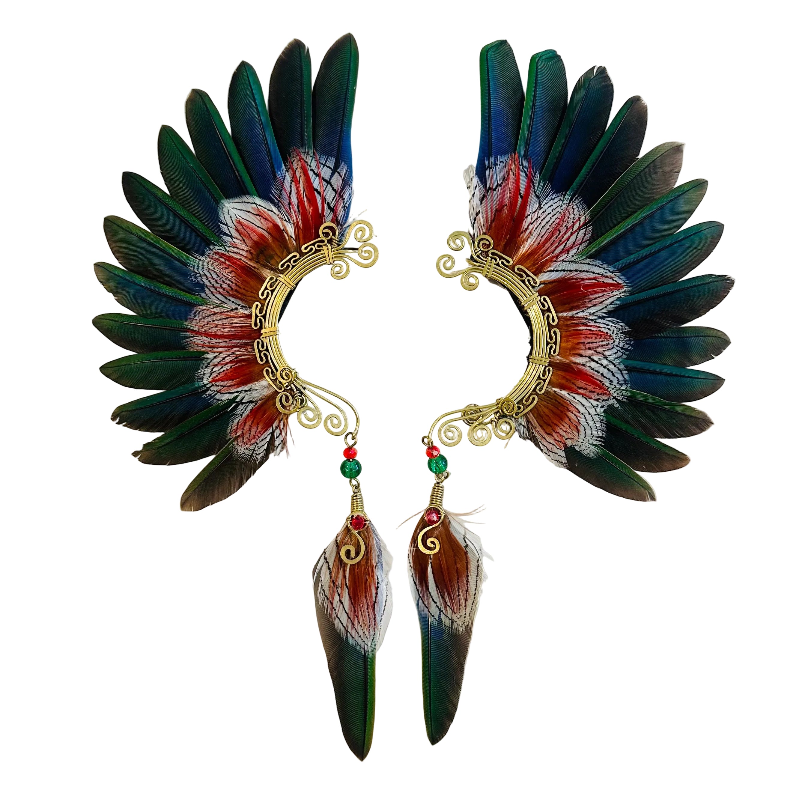Feather wing cuff Earrings 1269