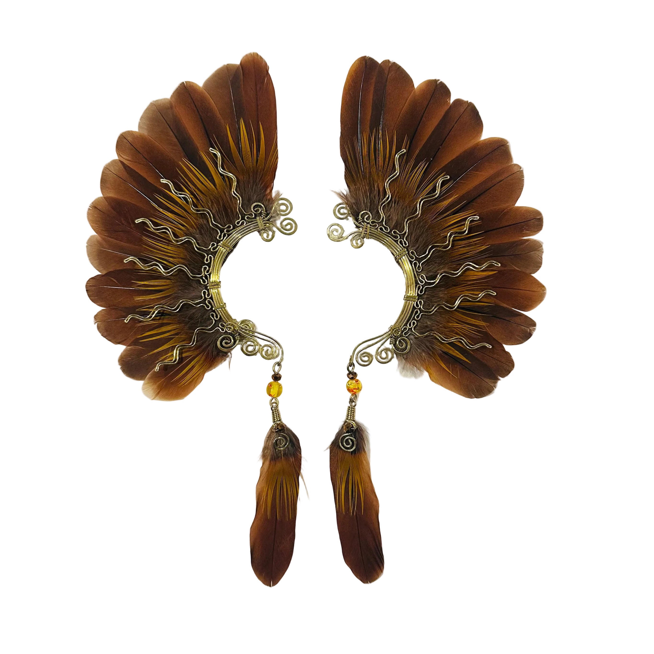 Feather wing cuff Earrings 1212