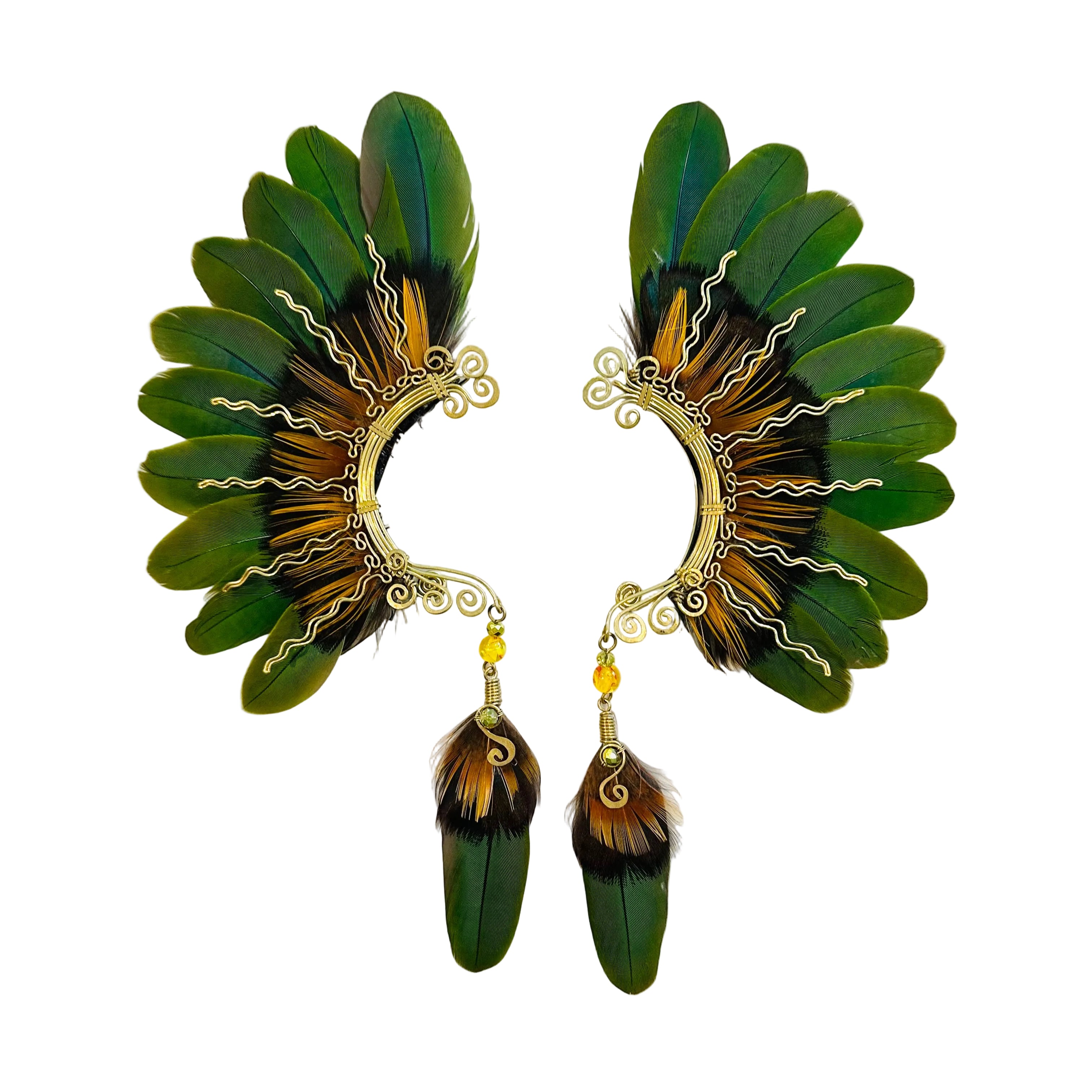 Feather wing cuff Earrings 1255