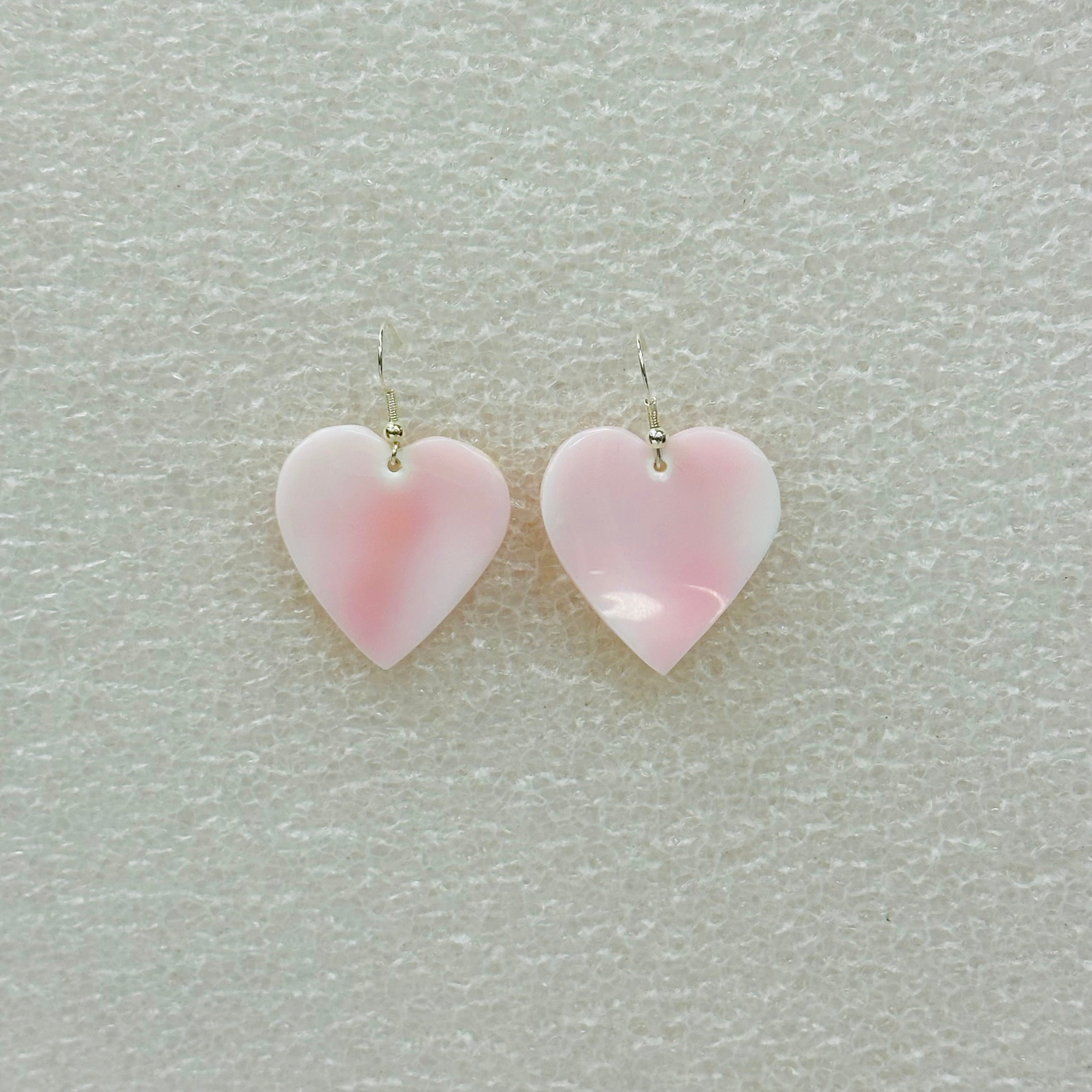 Shell Earrings - Caracol | Conch - Heart - Small
