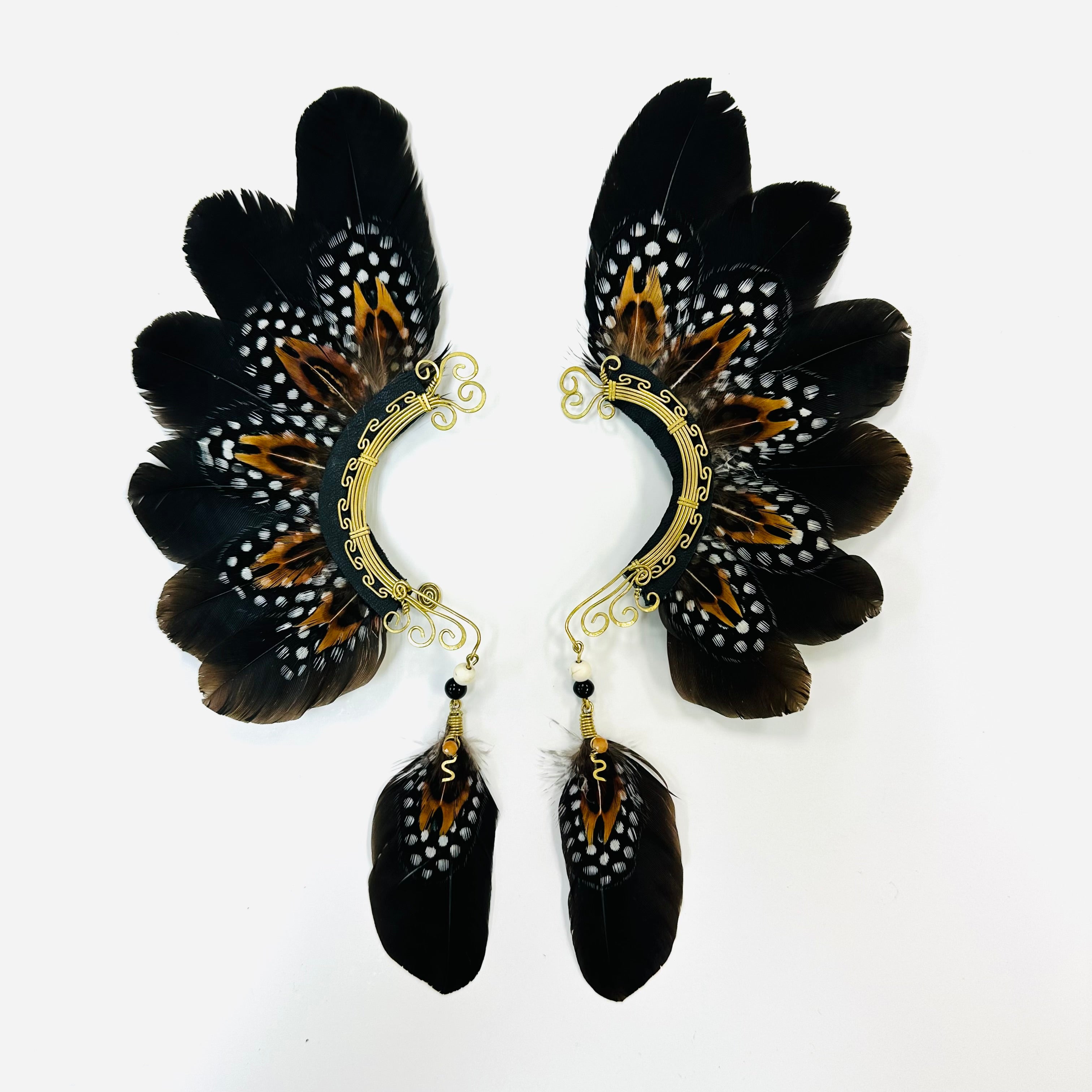 Feather wing cuff Earrings 1049