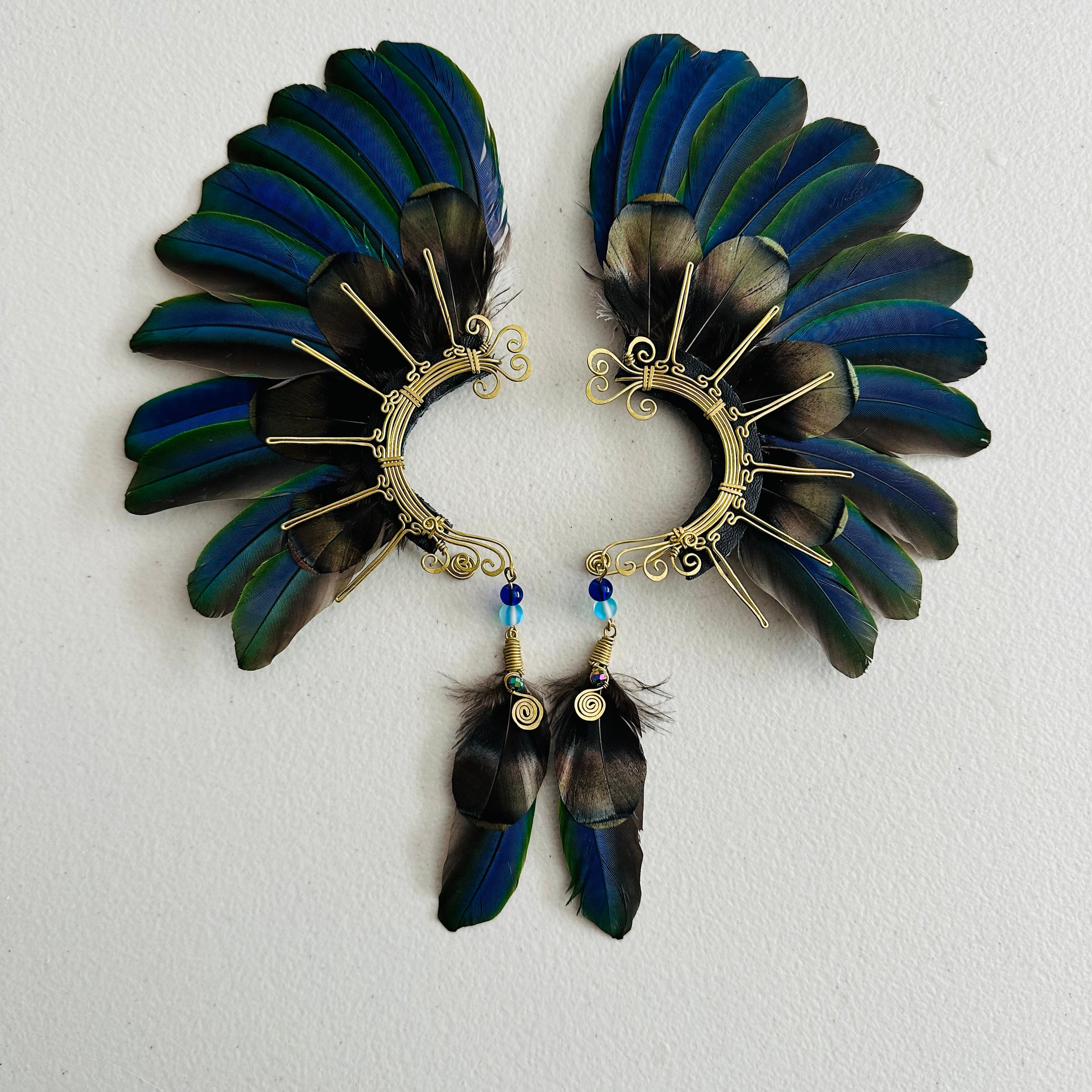 Feather wing cuff Earrings 941