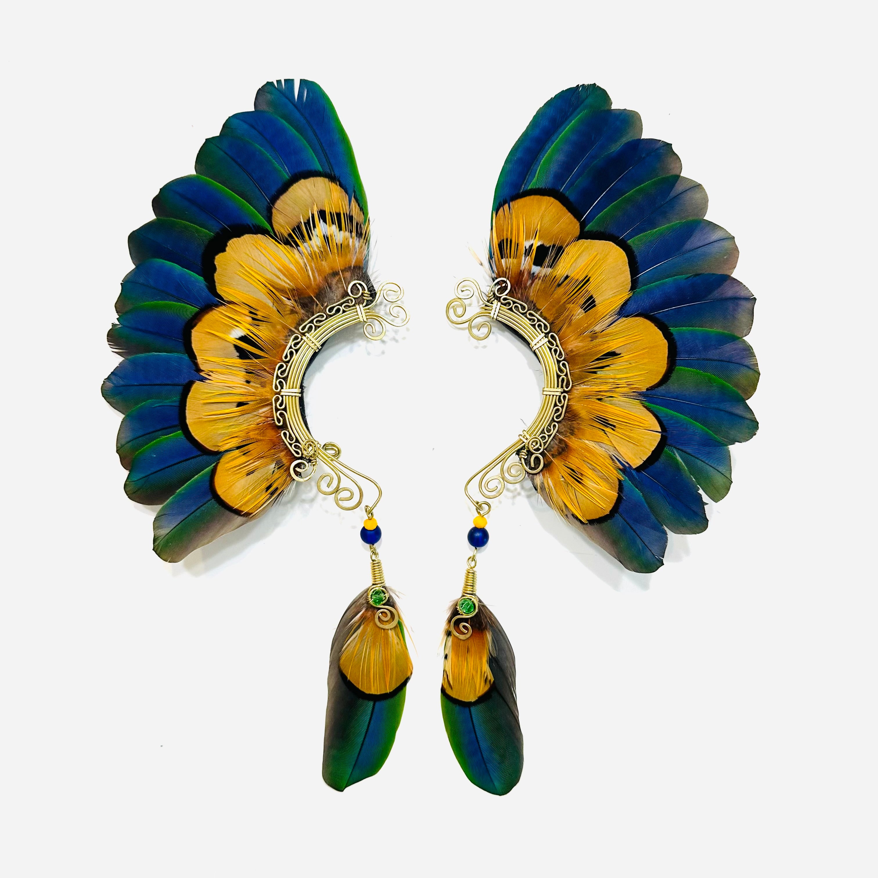 Feather wing cuff Earrings 1198