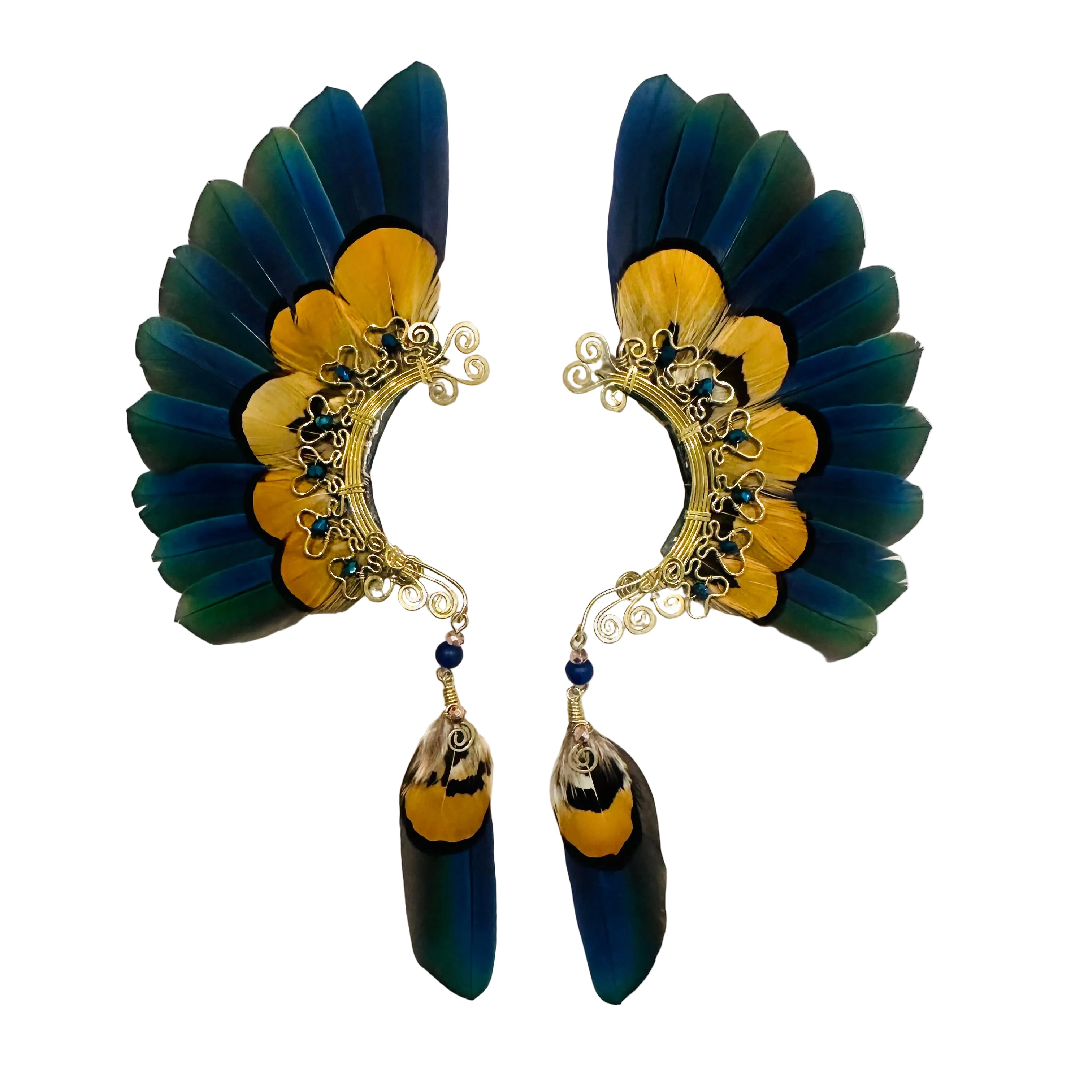 Feather wing cuff Earrings 1240