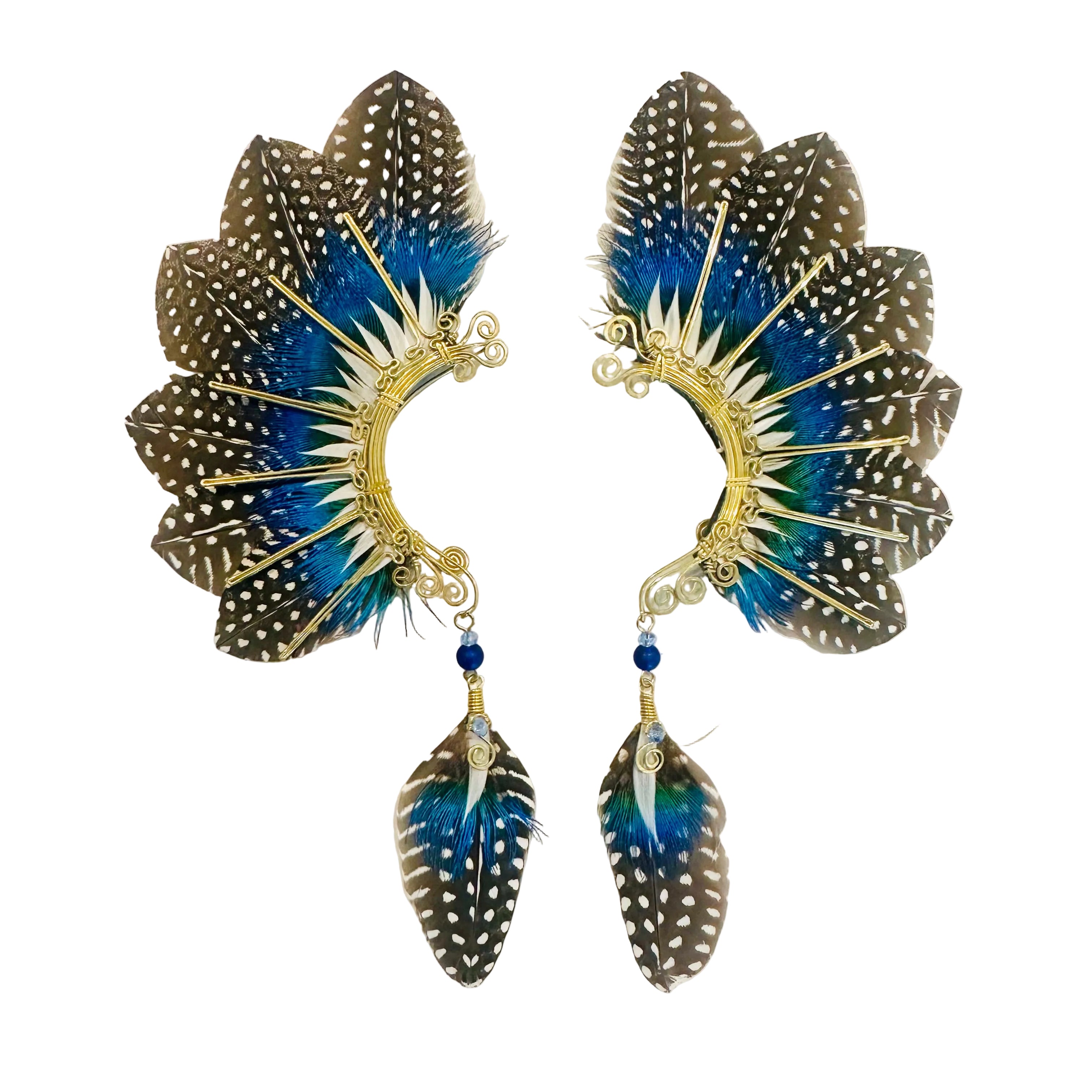 Feather wing cuff Earrings 1237