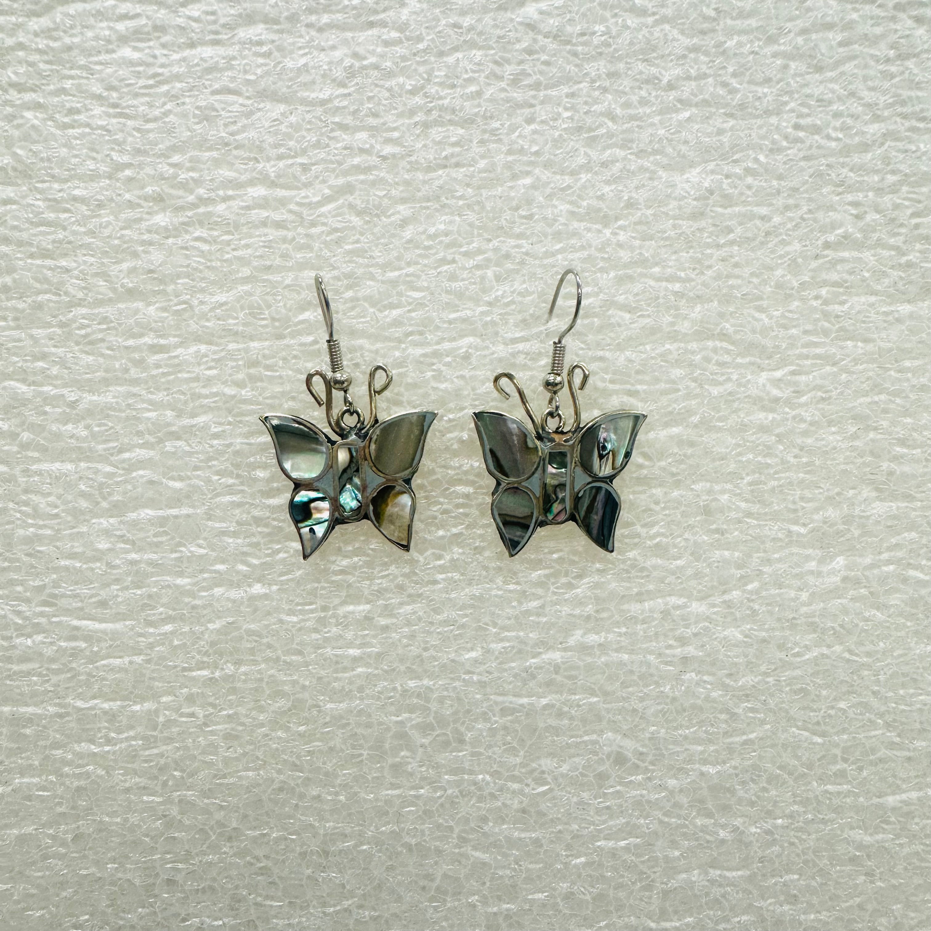 Shell Earrings - Abalone - Star - Small