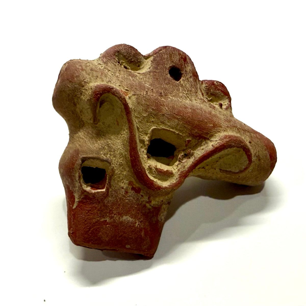 Clay whistle - Aztec Pre-Colombian flute replica
