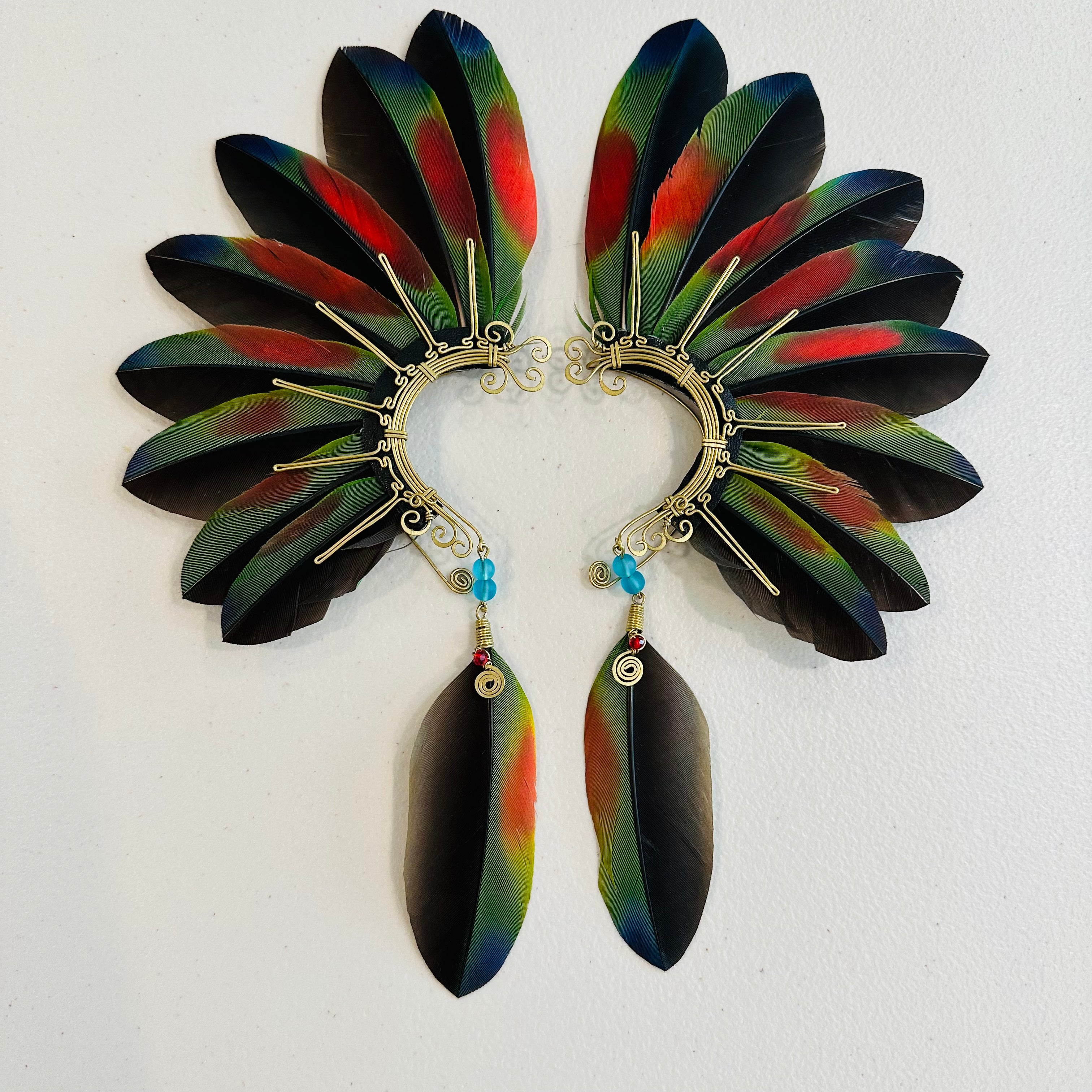 Feather wing cuff Earrings 921