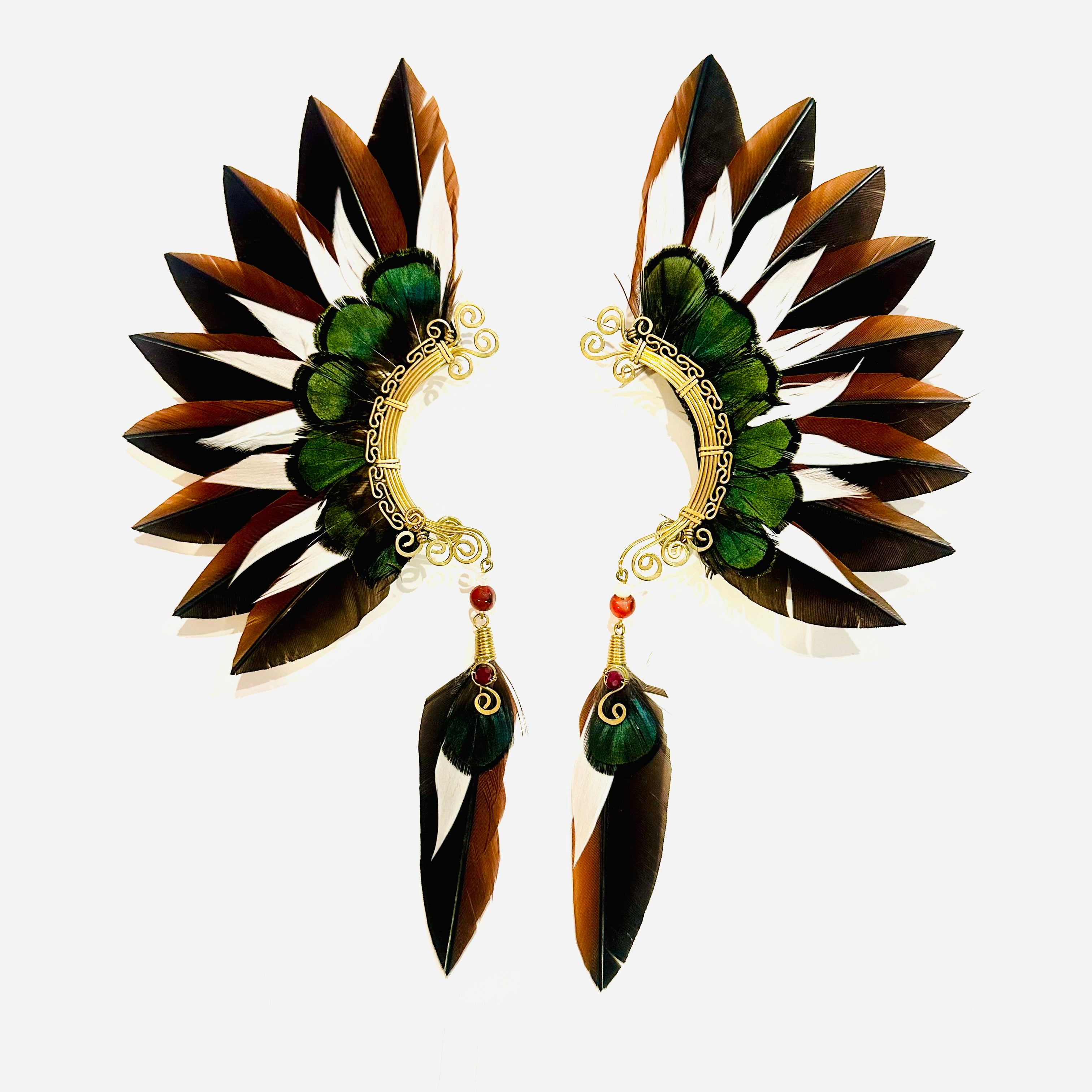 Feather wing cuff Earrings 1160