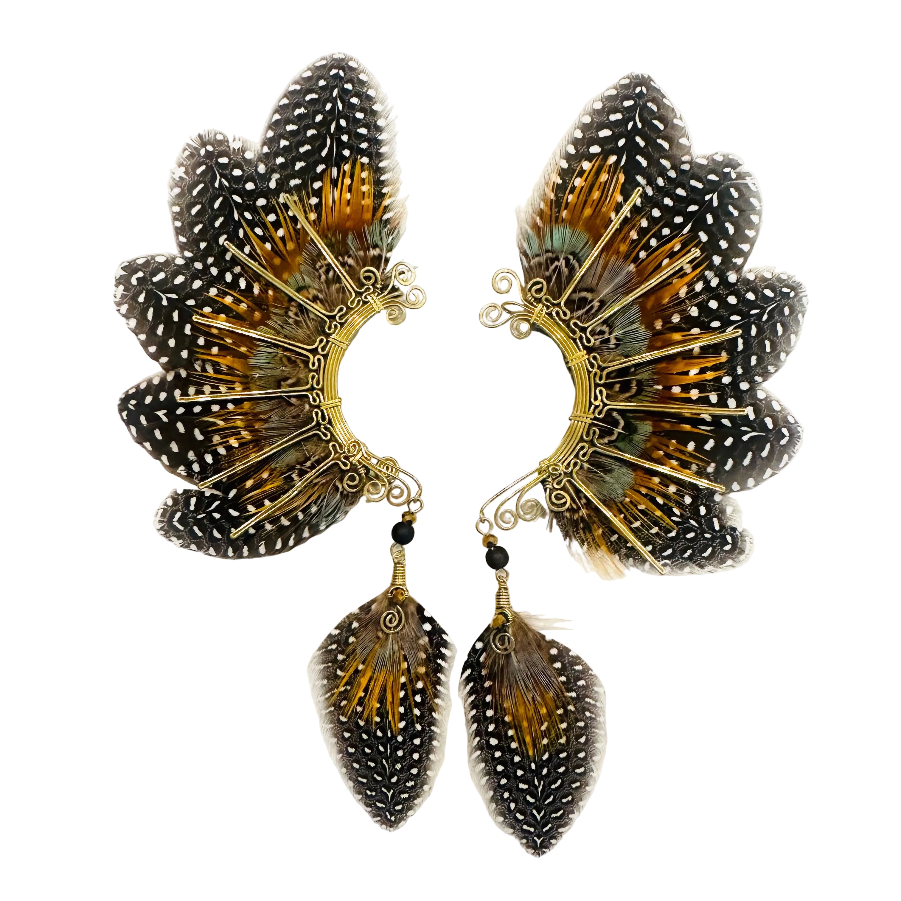 Feather wing cuff Earrings 1242