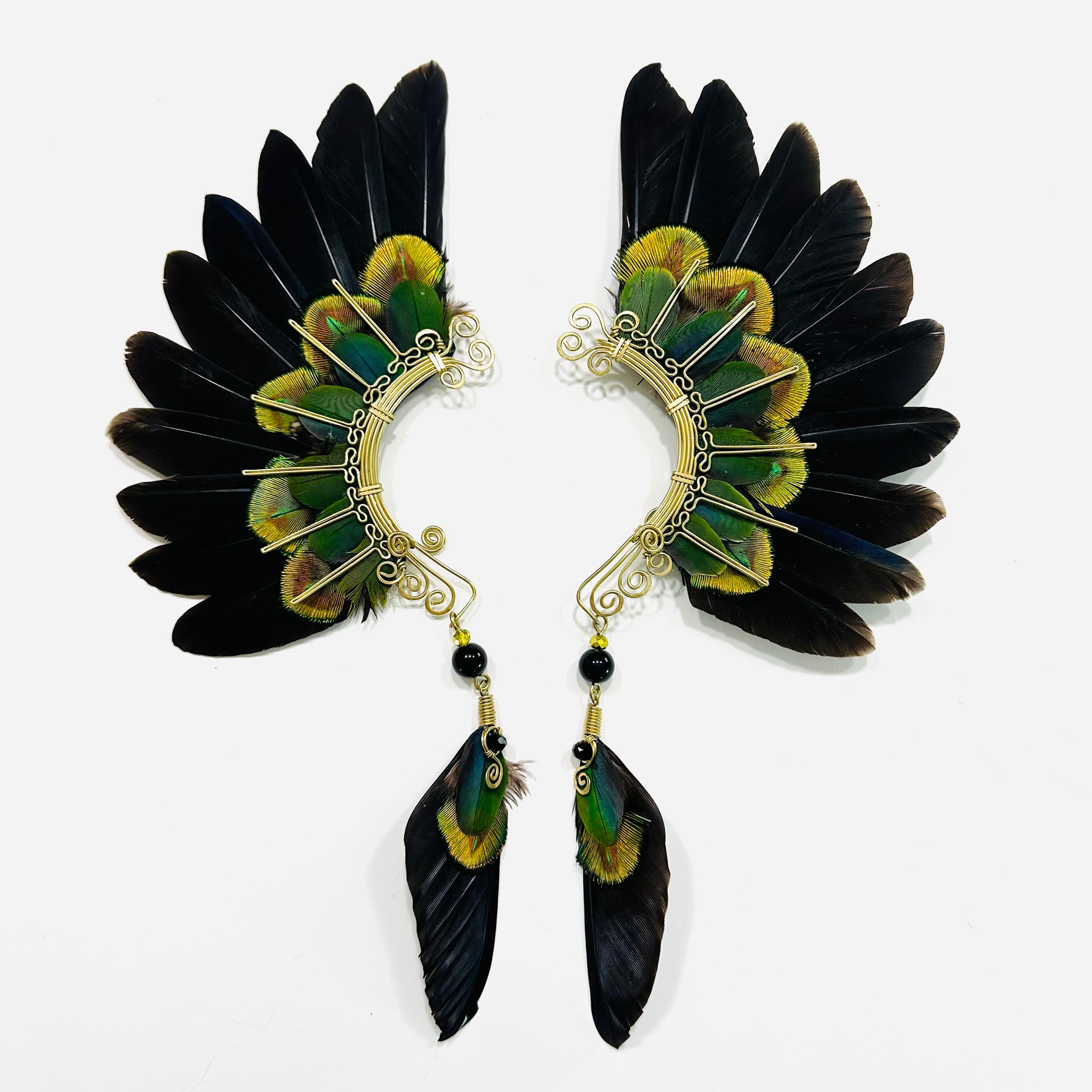 Feather wing cuff Earrings 1171