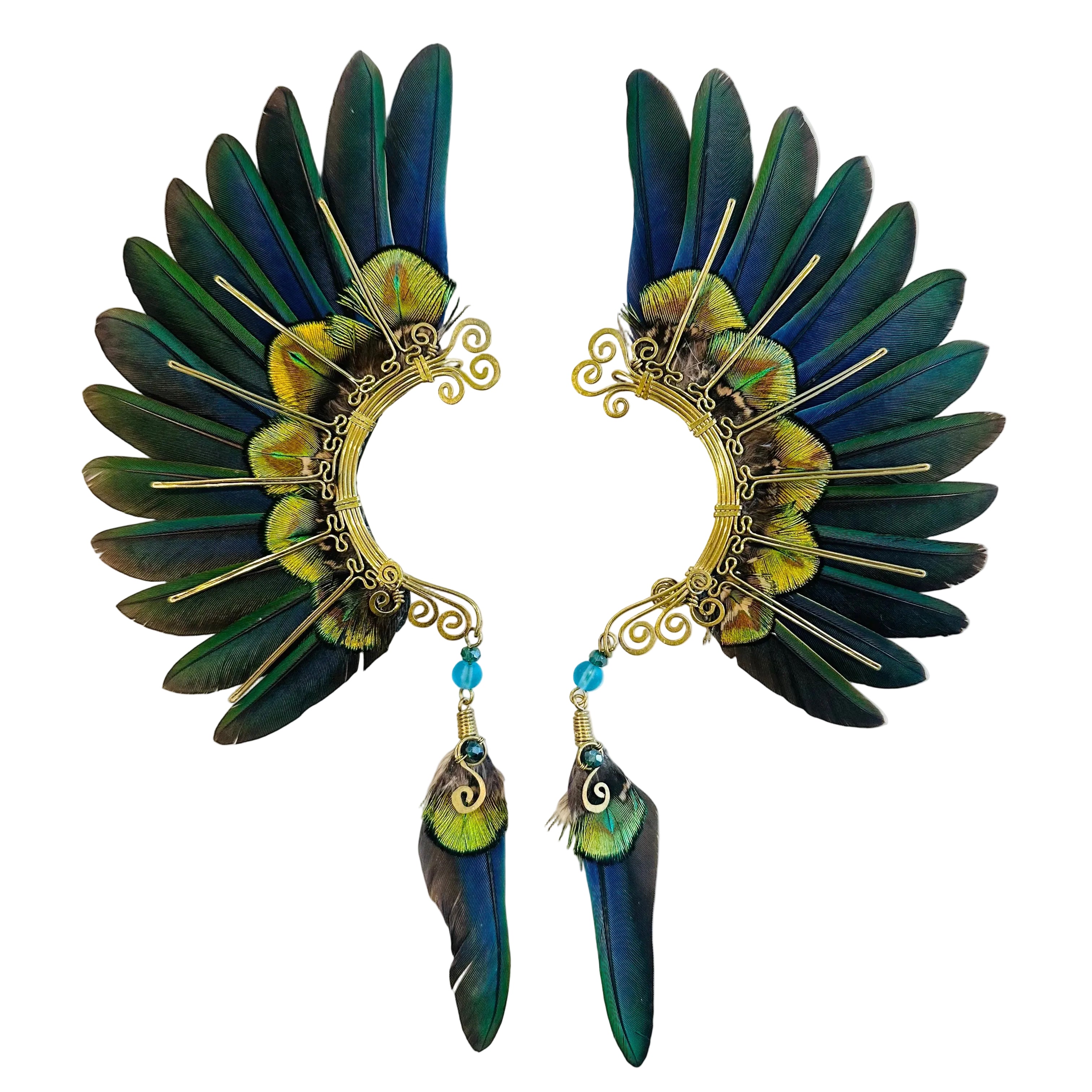 Feather wing cuff Earrings 1281
