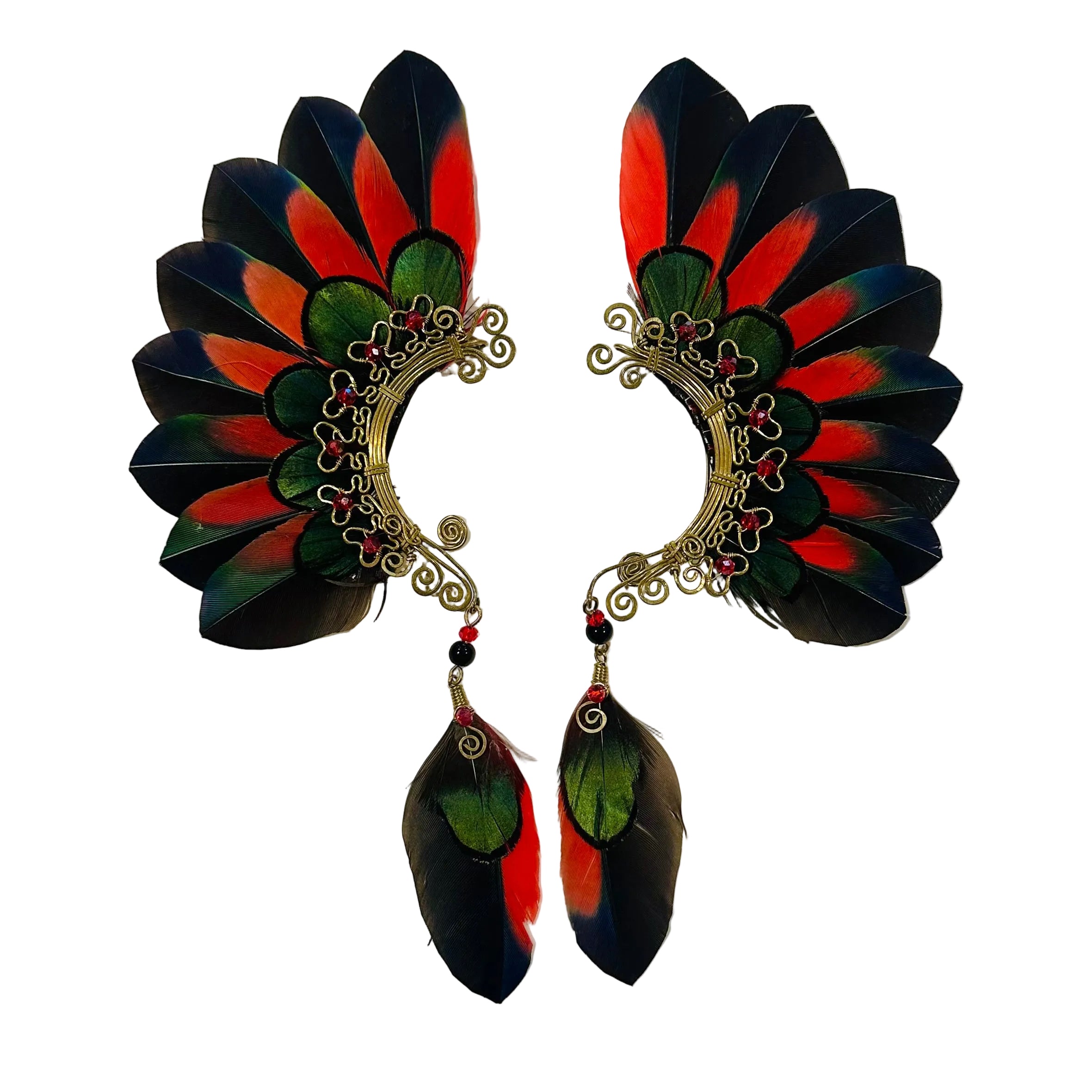 Feather wing cuff Earrings 1208