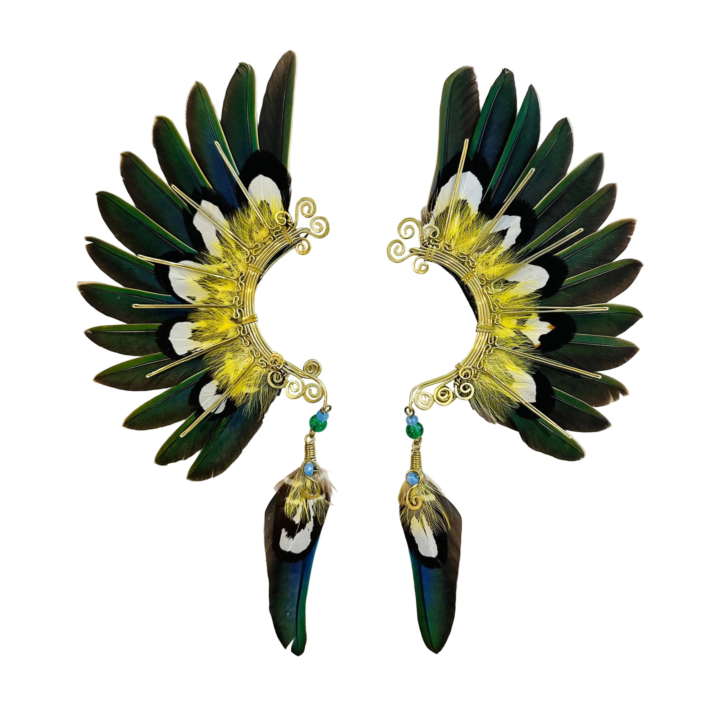 Feather wing cuff Earrings 1252