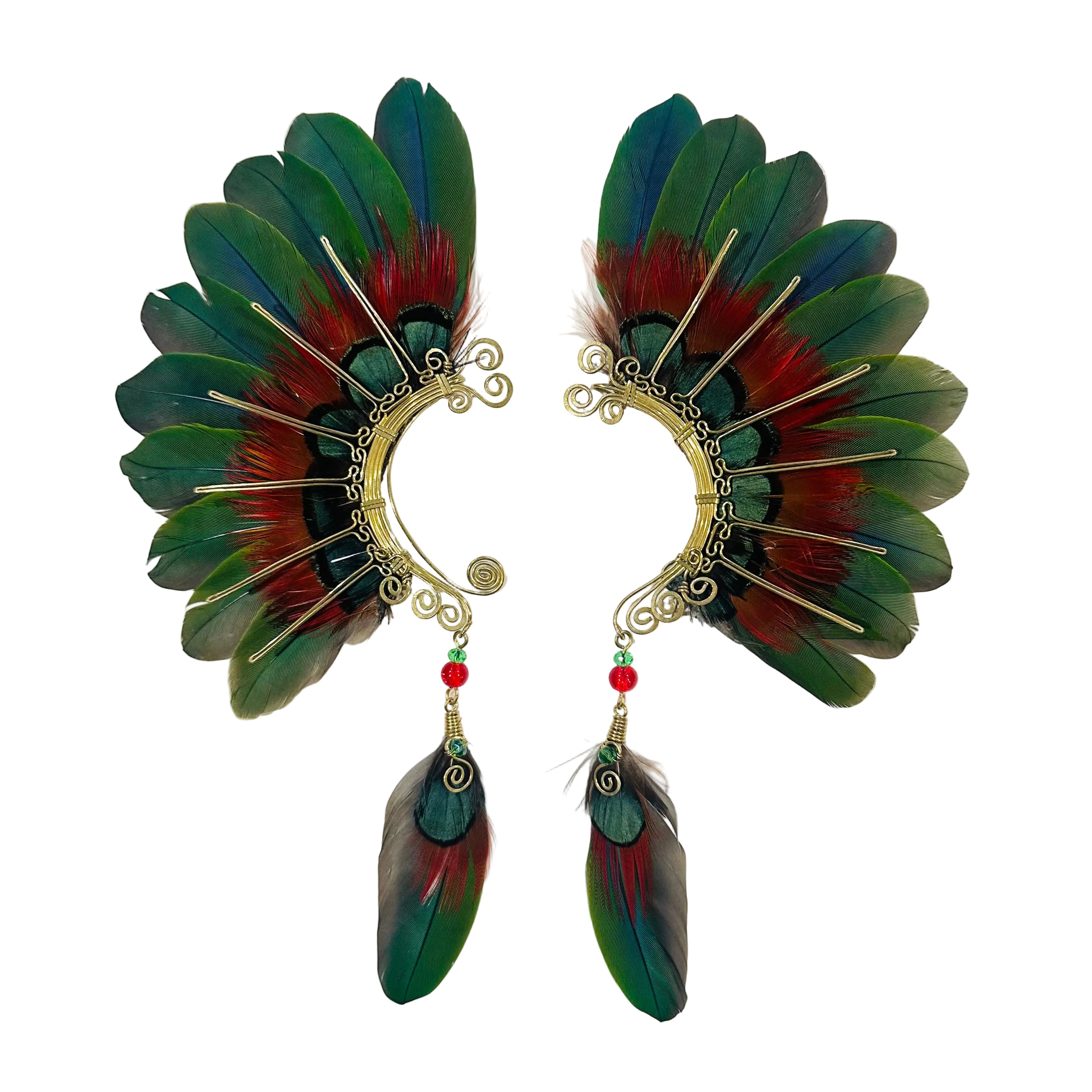 Feather wing cuff Earrings 1230